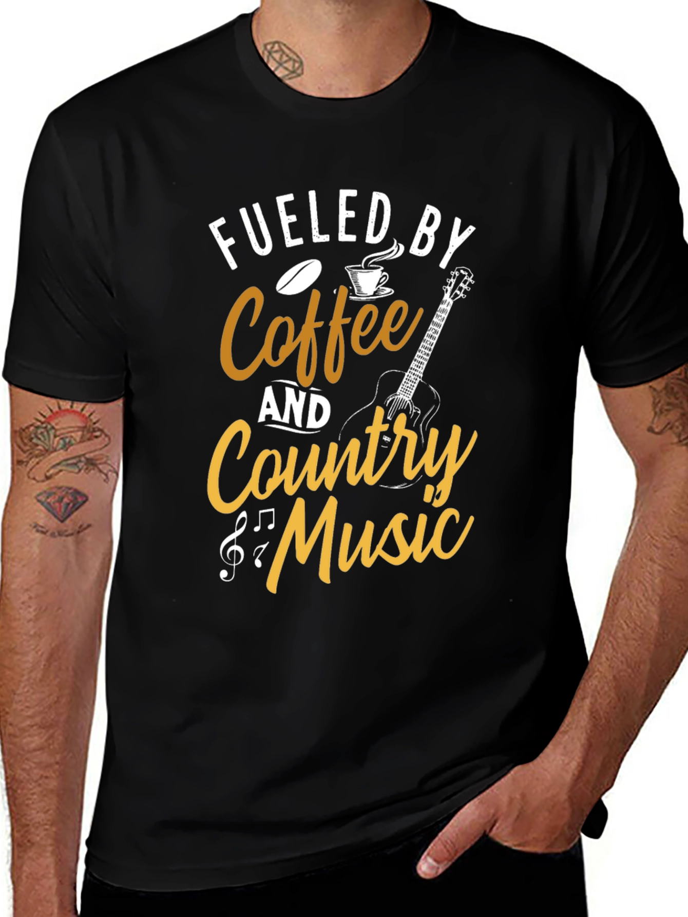 Variant 17 of Fueled by Coffee & Country Music T-Shirt