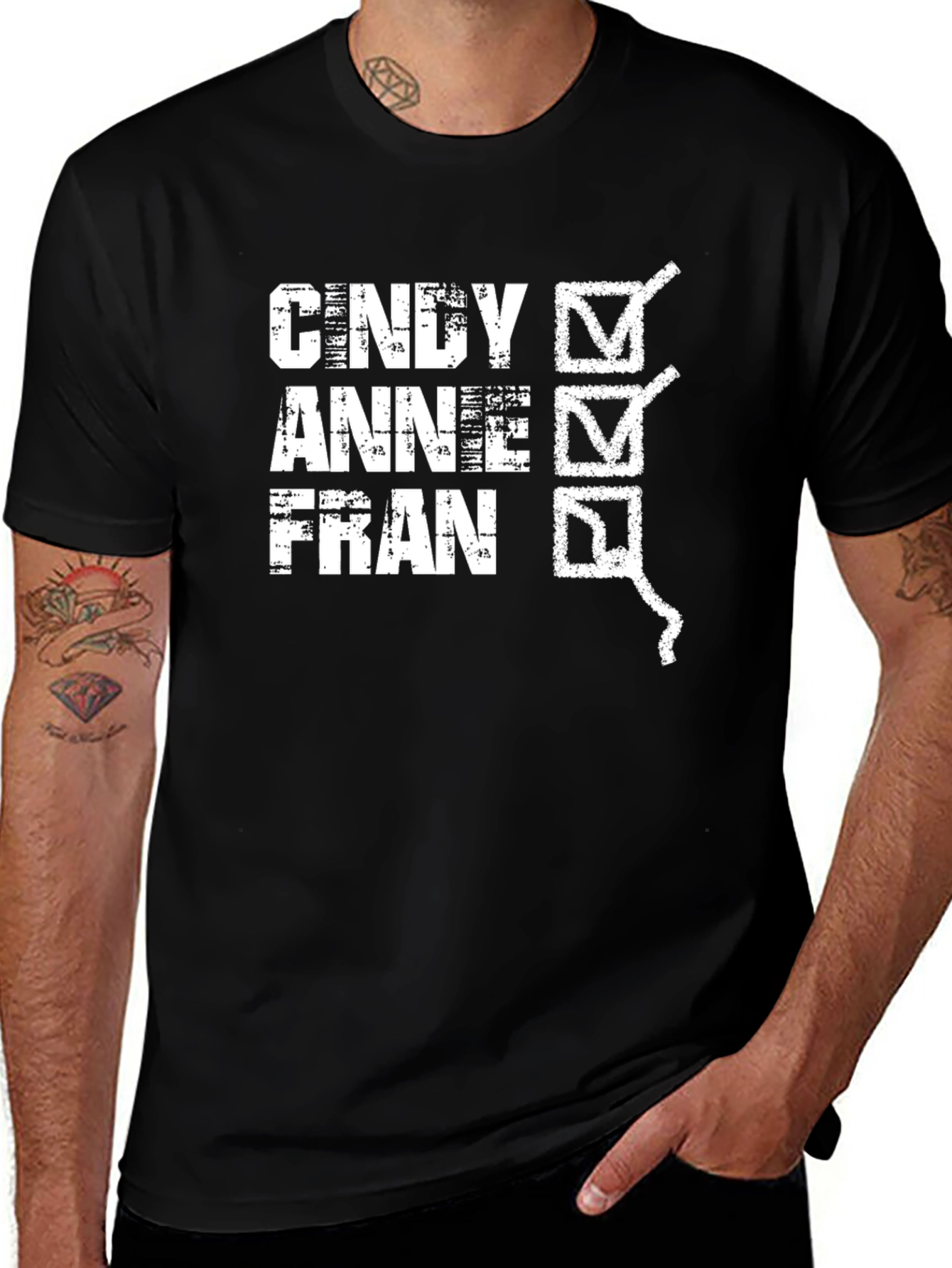 Variant 6 of Cindy Anne Fran T-Shirt - Novelty Tee