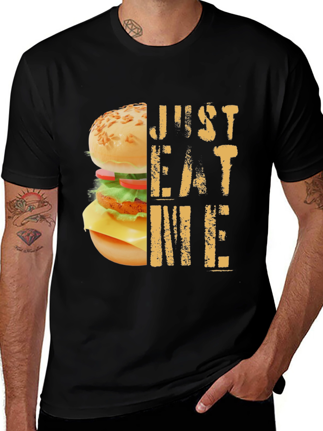Variant 9 of Just Eat Me Burger Graphic T-Shirt