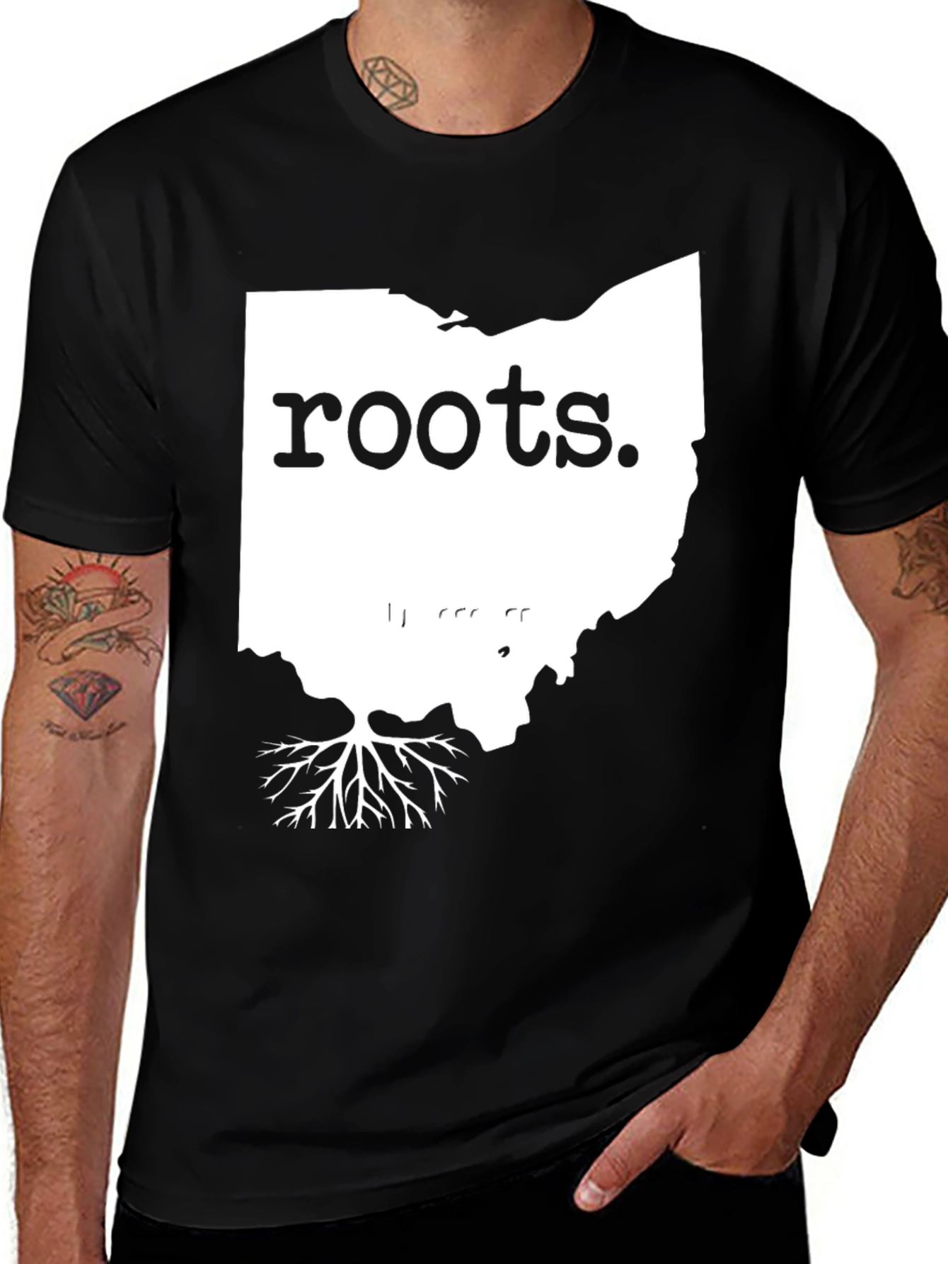 Ohio Roots T-Shirt - Black