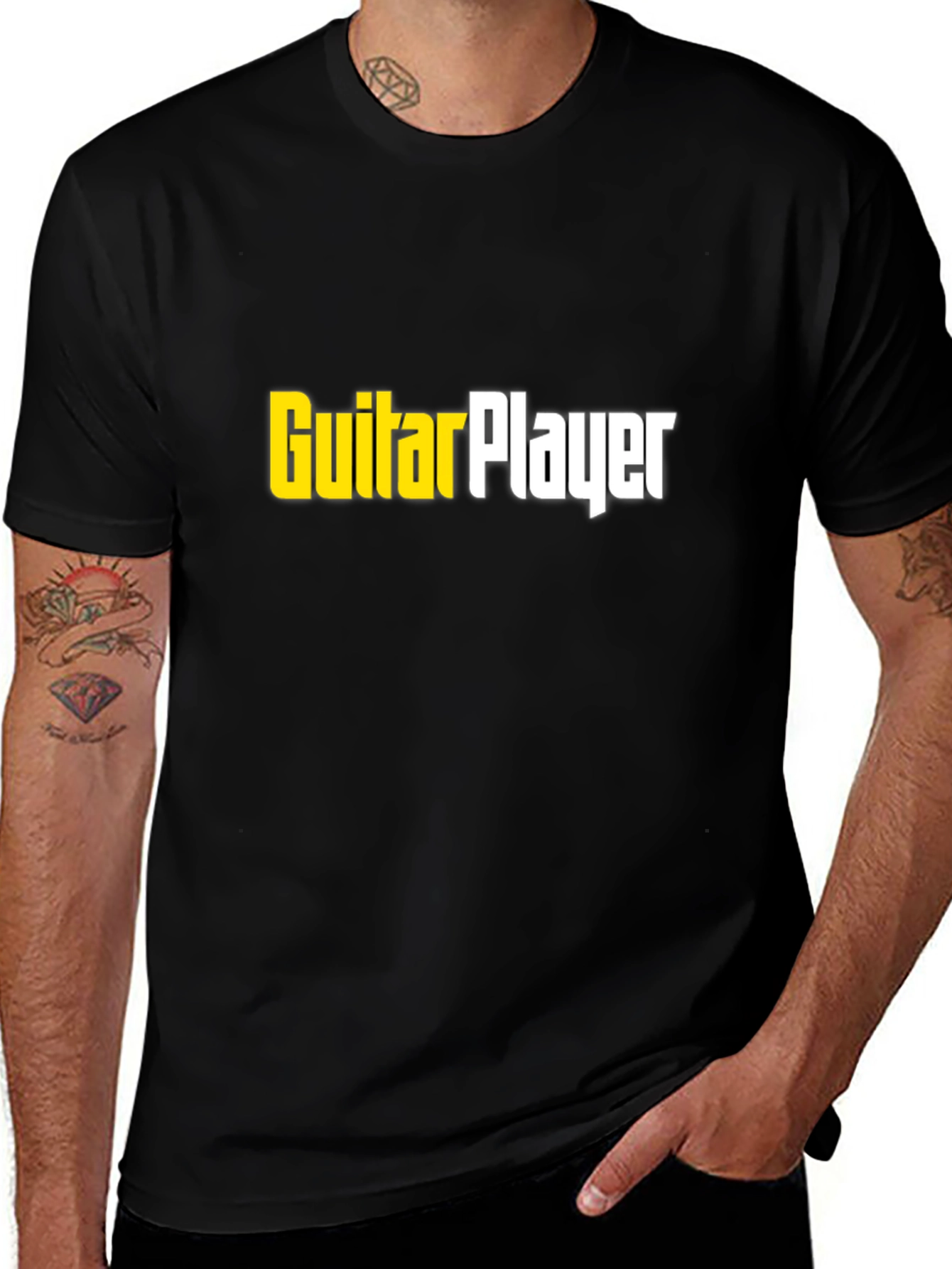 Variant 30 of Guitar Player T-Shirt - Music Lover Tee
