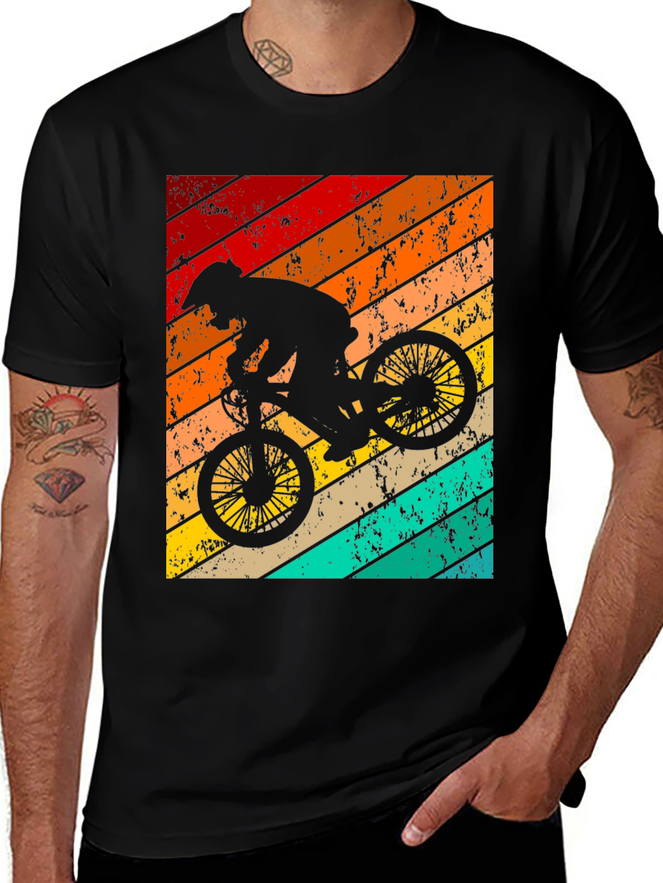Variant 27 of Retro Mountain Bike T-Shirt