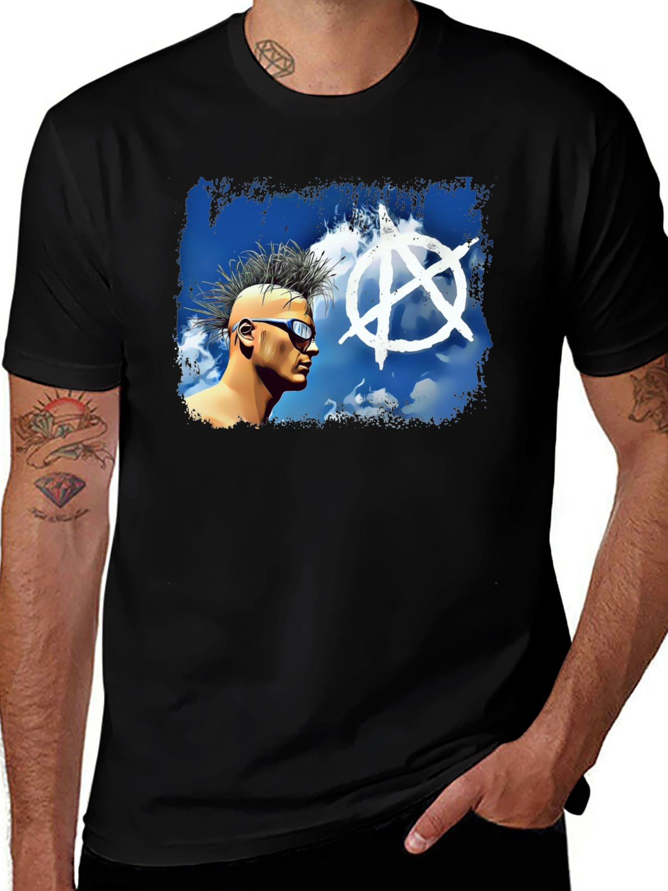 Variant 8 of Punk Graphic Tee - Anarchy Symbol