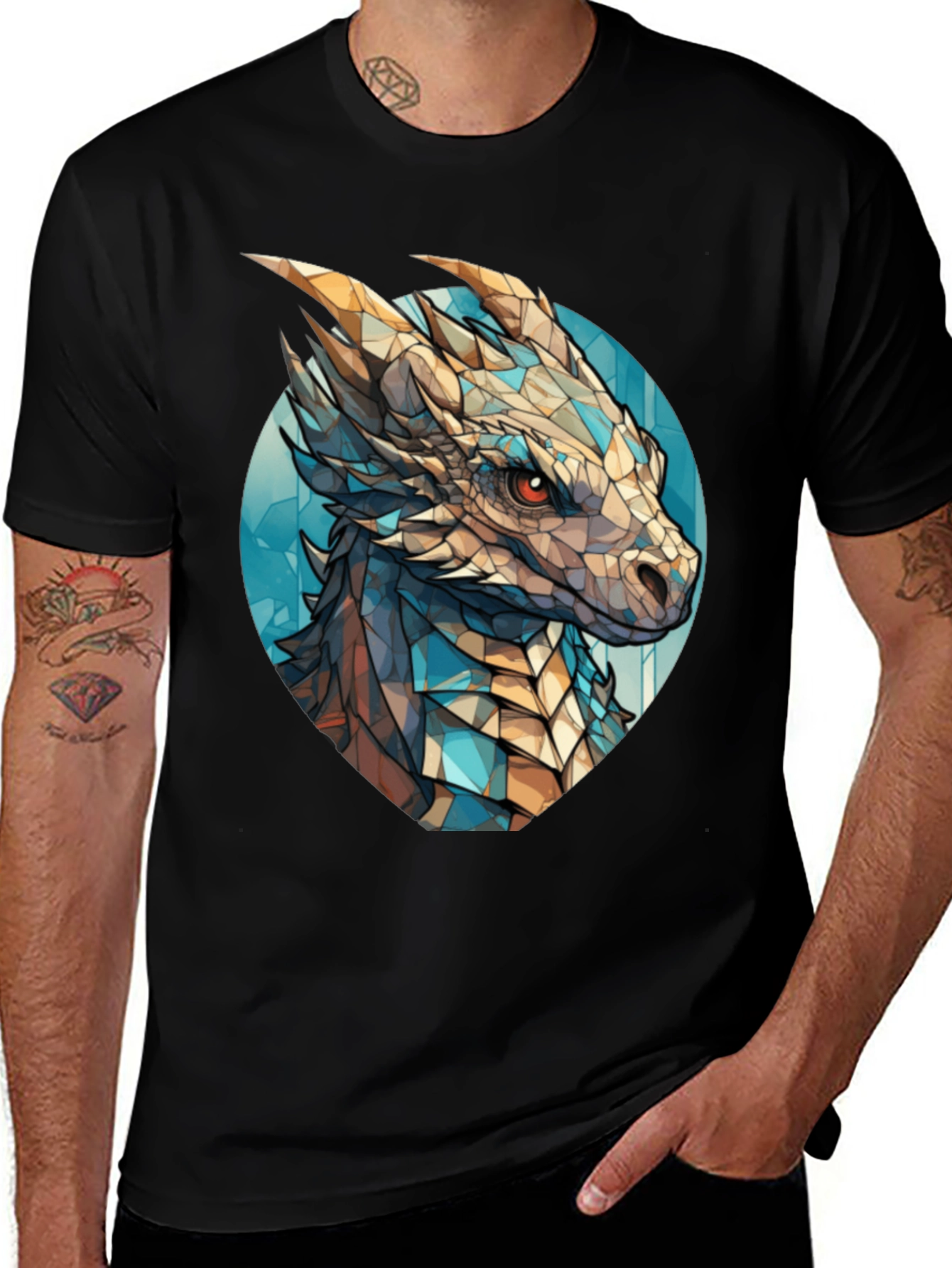 Dragon Graphic Tee - Stylish Men's T-Shirt