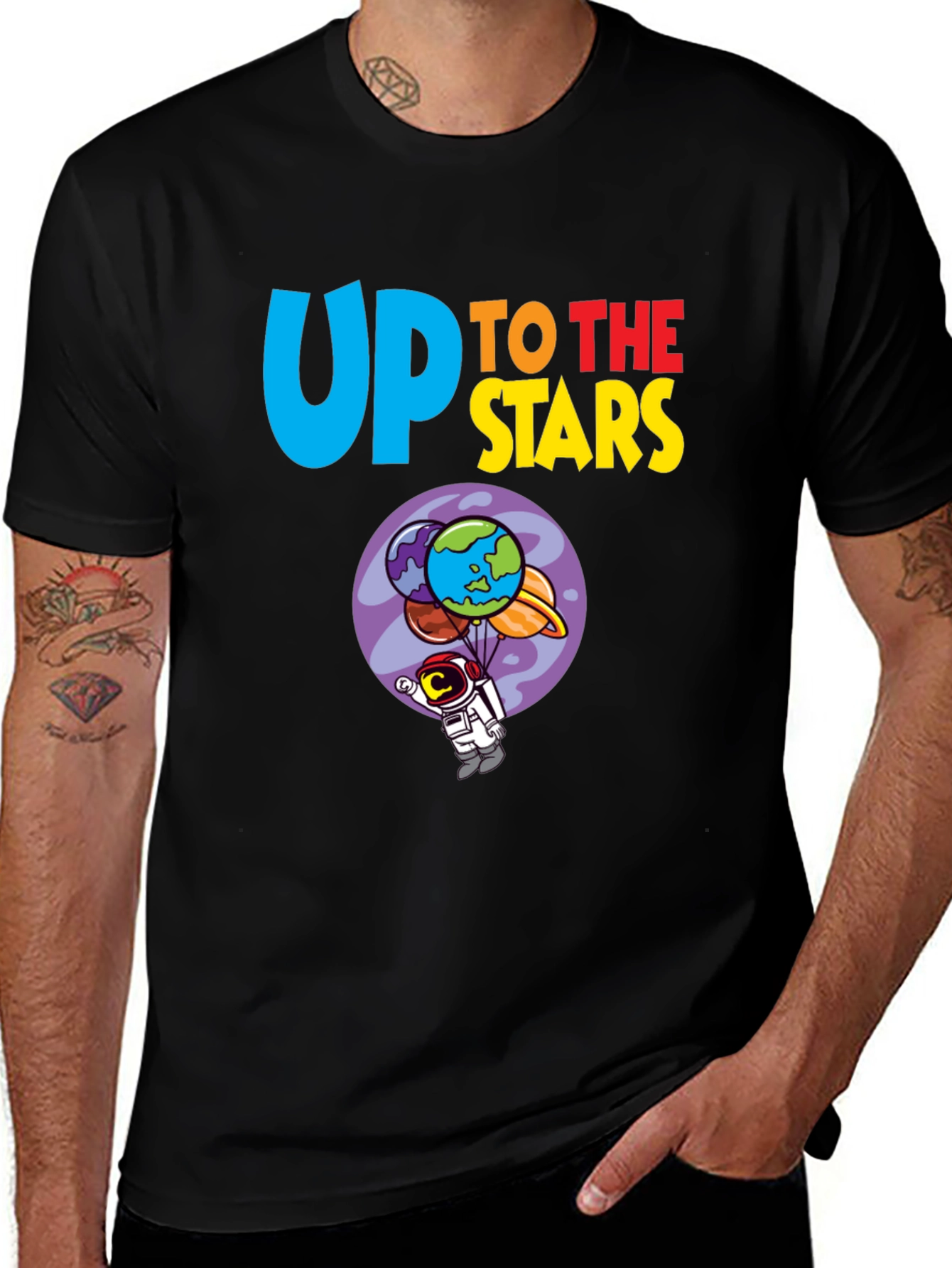 Variant 29 of Up to the Stars Astronaut T-Shirt