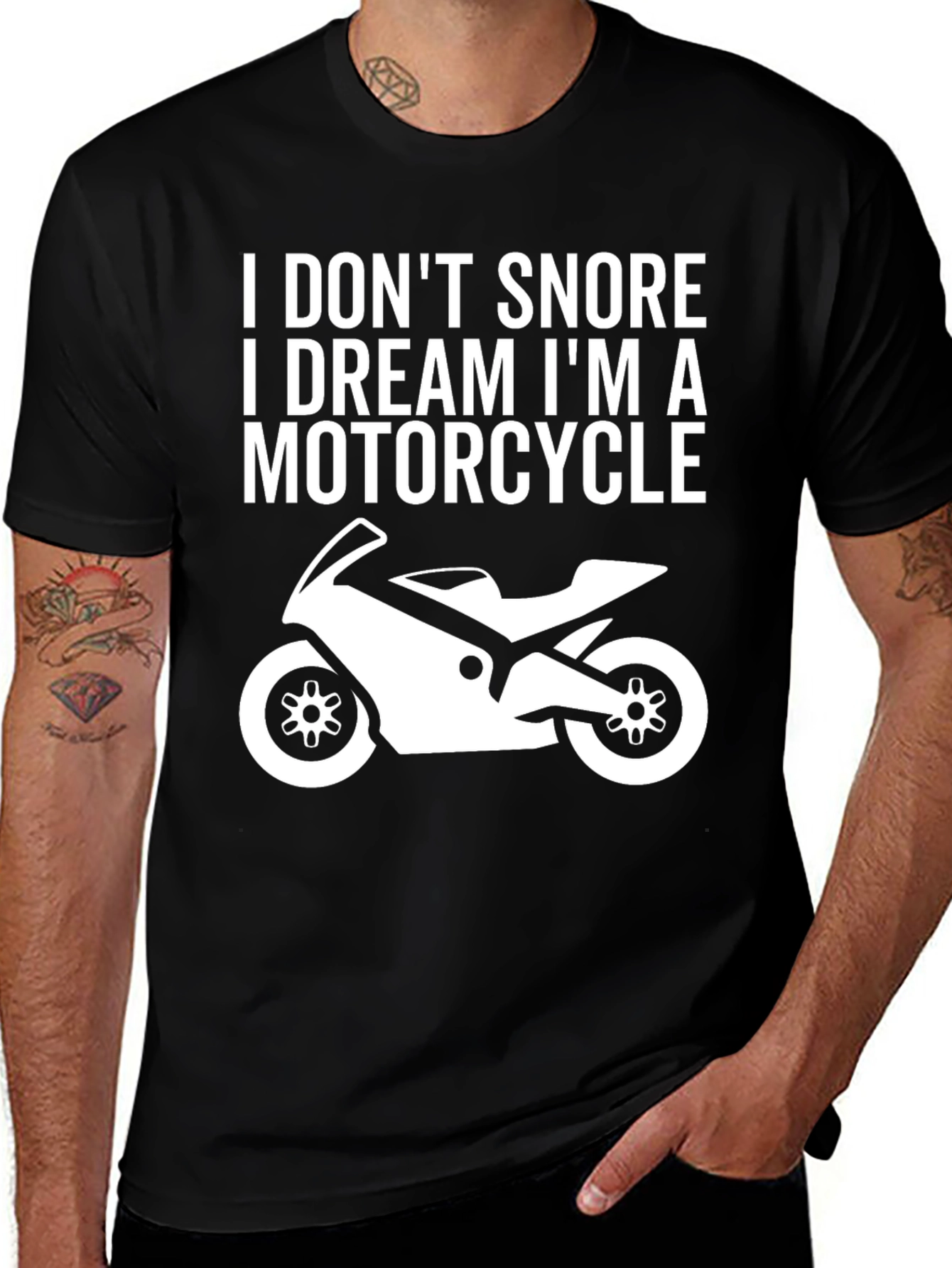 Variant 7 of Motorcycle Dream T-Shirt - Funny Biker Tee
