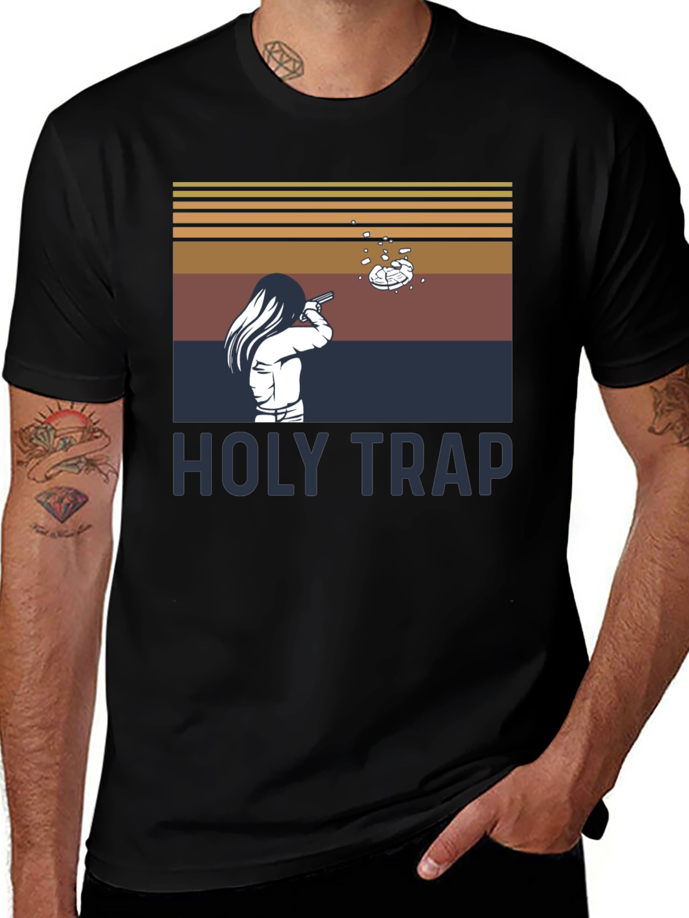 Variant 20 of Holy Trap Shooting T-Shirt
