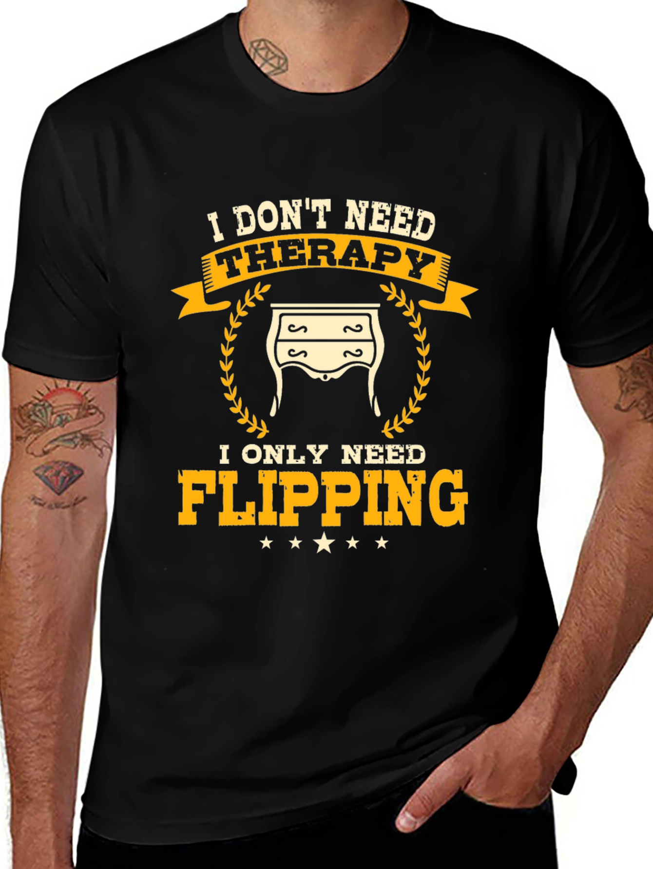 Variant 17 of I Don't Need Therapy Flipping T-Shirt