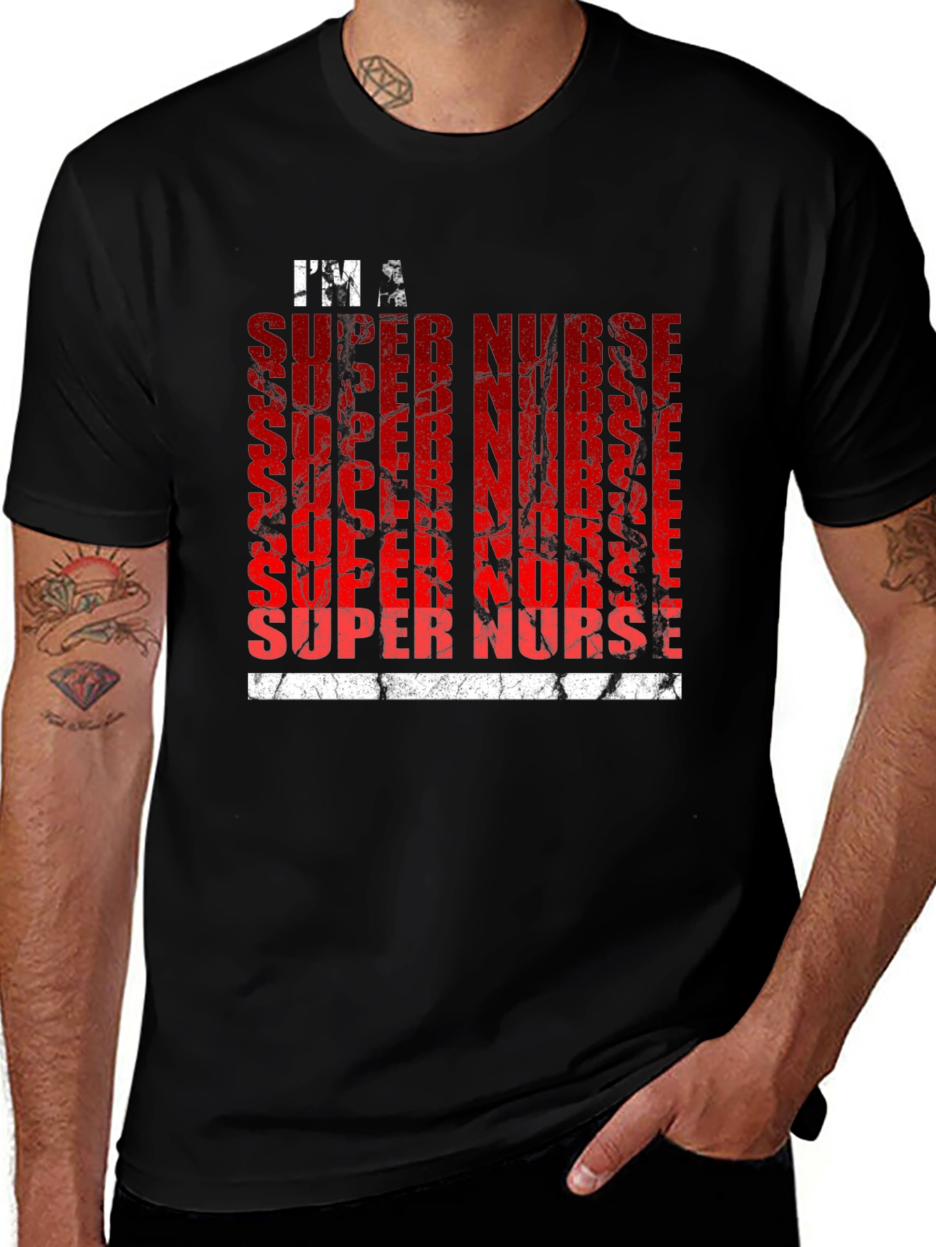 Variant 6 of Super Nurse Graphic T-Shirt