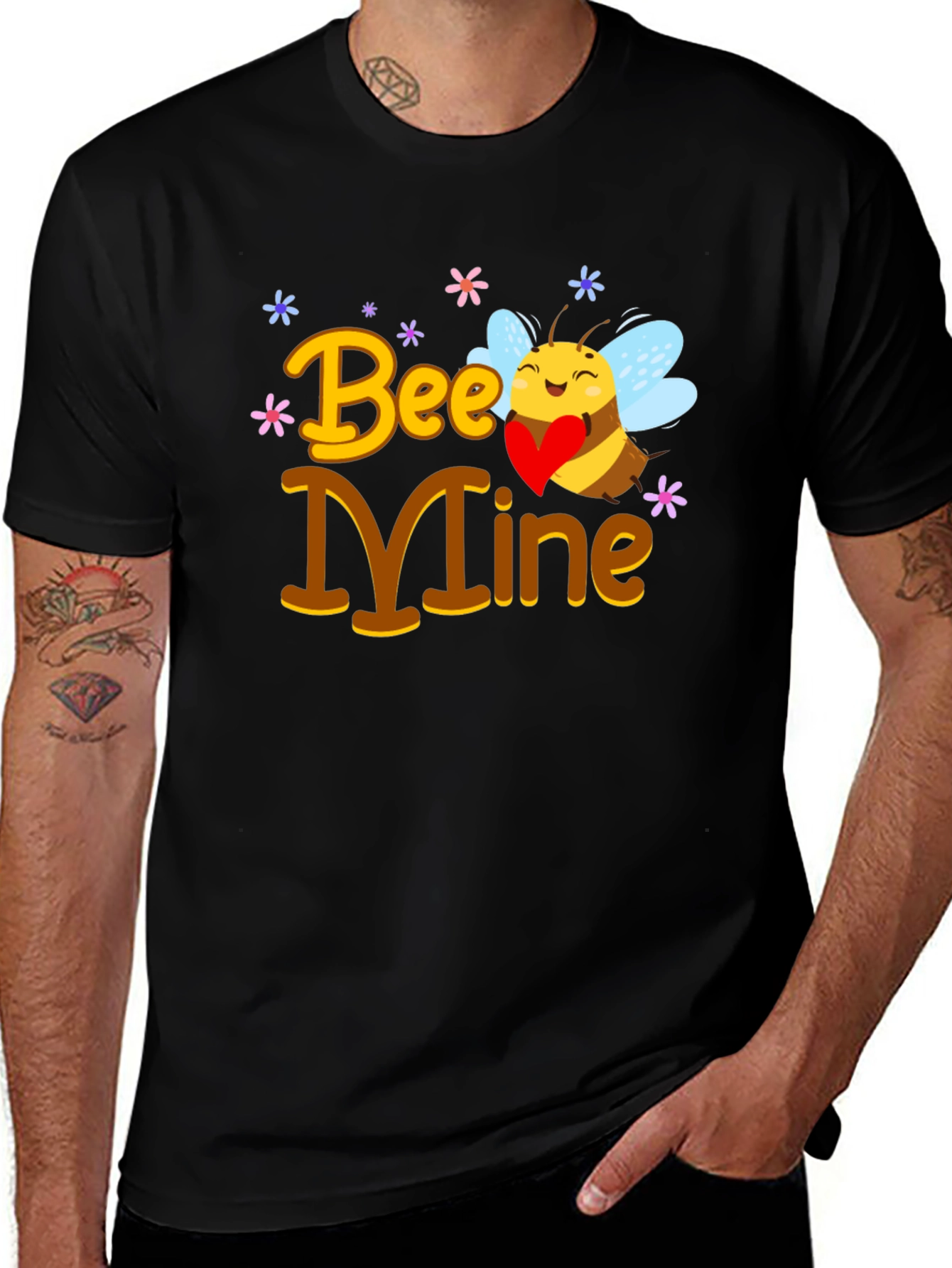 Bee Mine Graphic T-Shirt - Valentine's Day