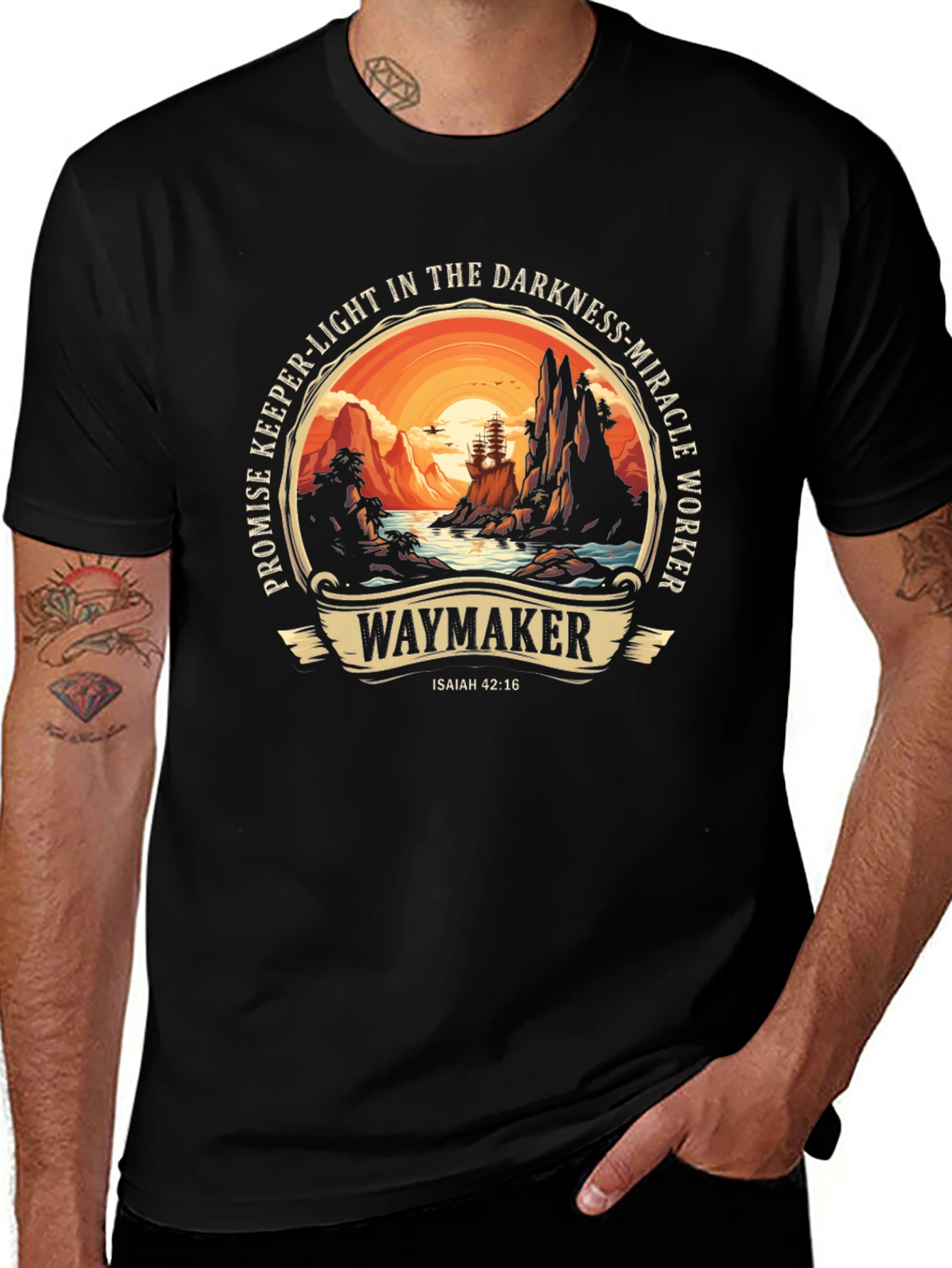 Waymaker Christian Graphic T-Shirt