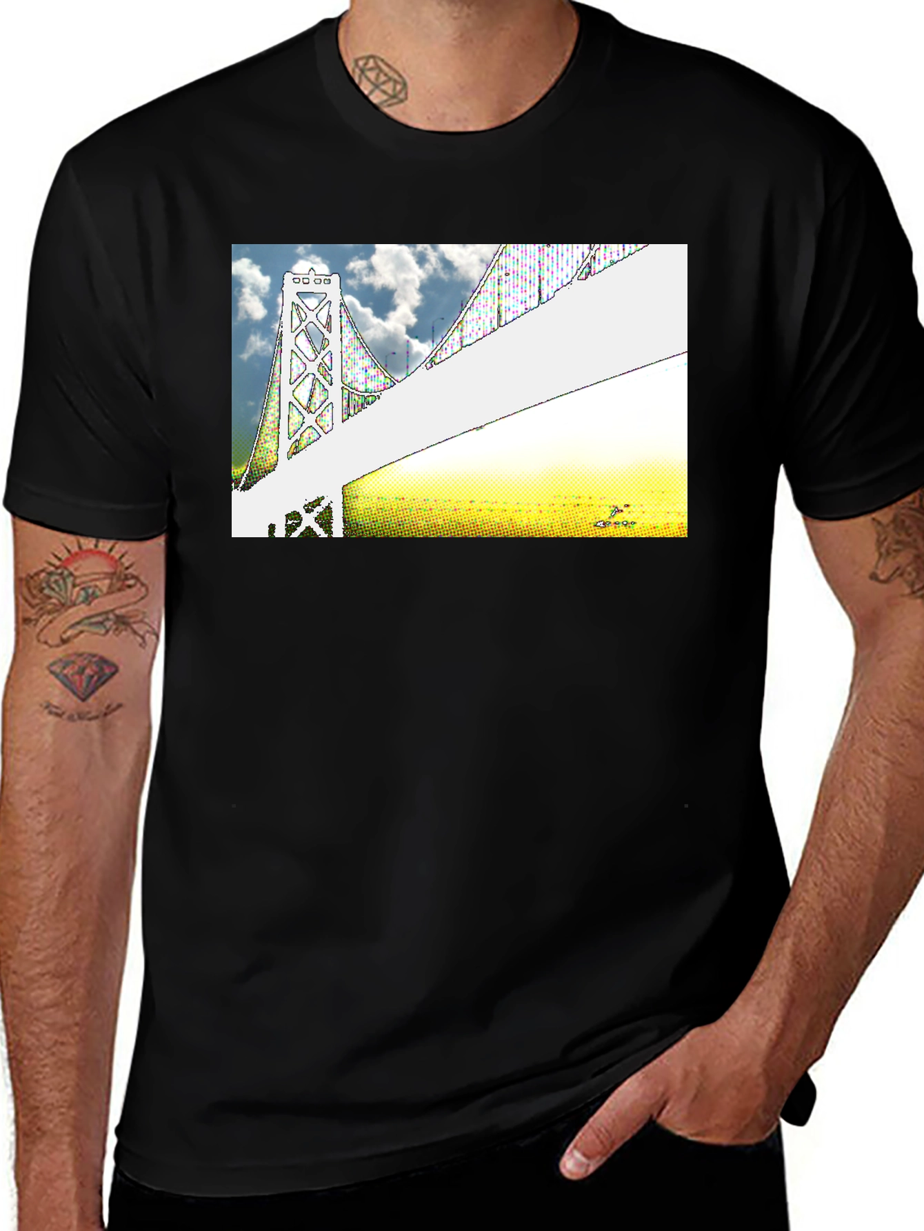 Bridge Graphic Tee - Black