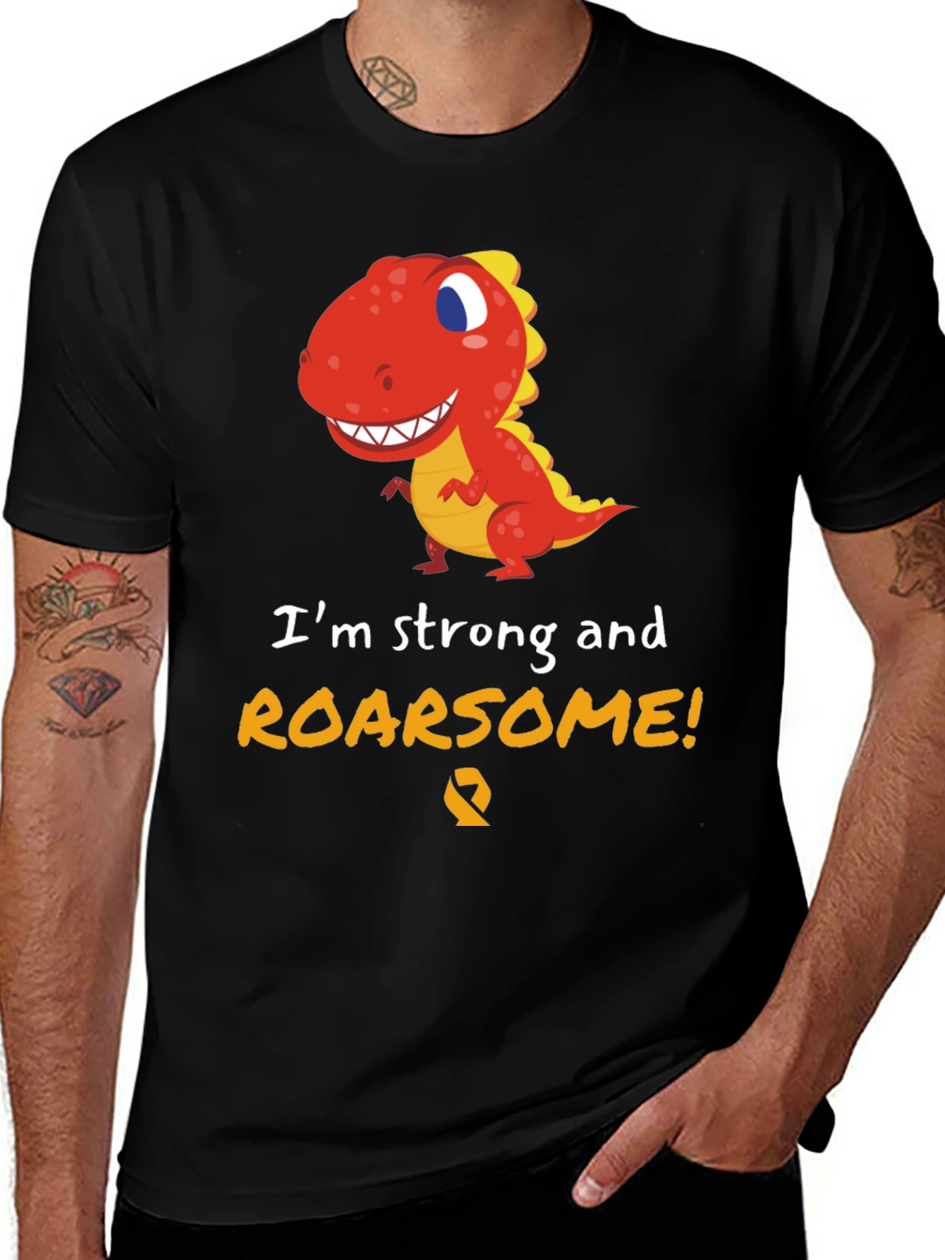 Strong Roarsome Dinosaur T-Shirt