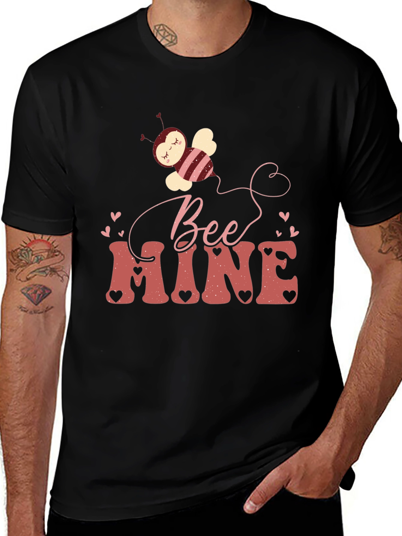Bee Mine Valentine's Day Graphic Tee