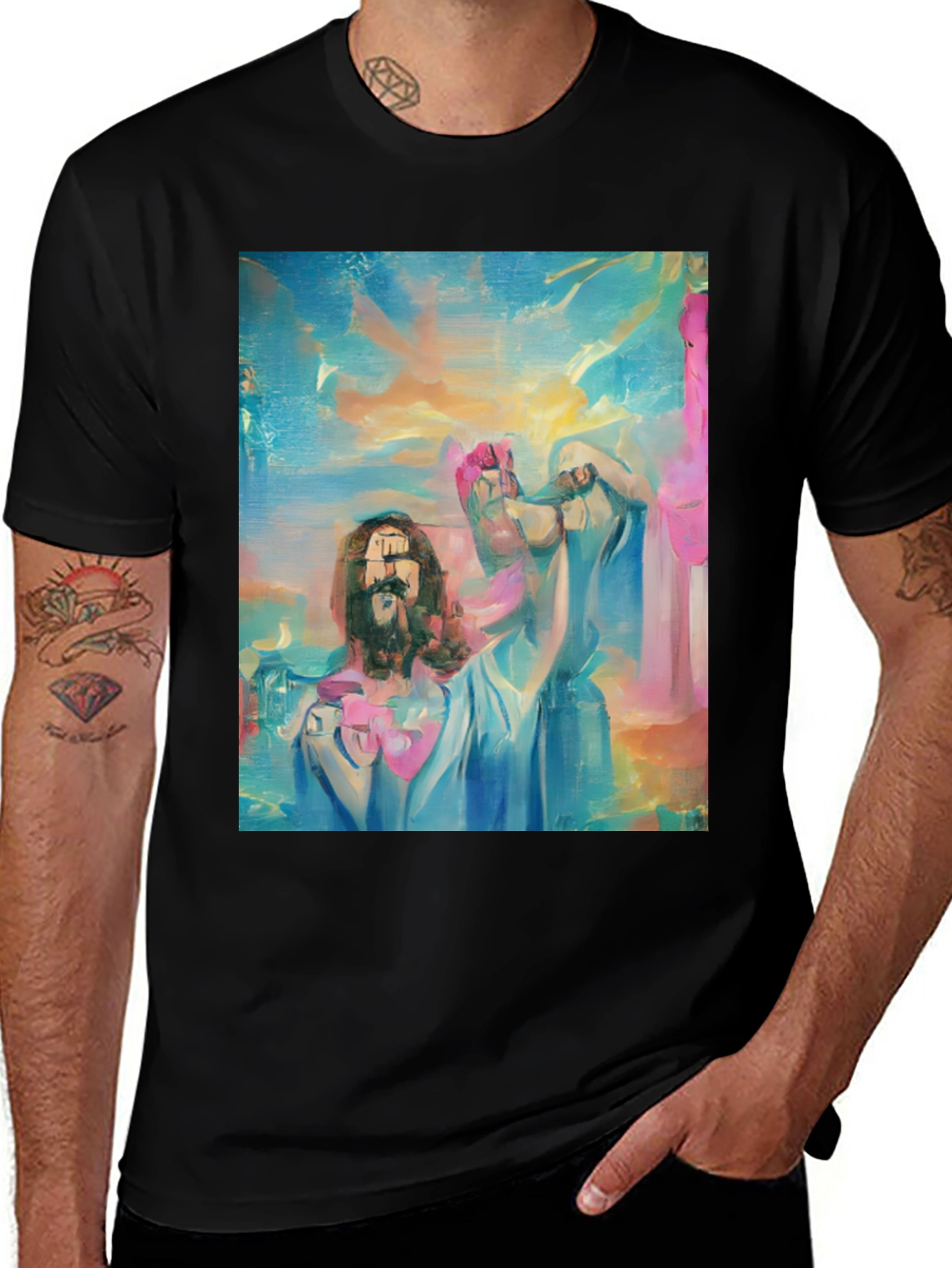 Variant 2 of Abstract Art Tee - Unique Graphic Print T-Shirt