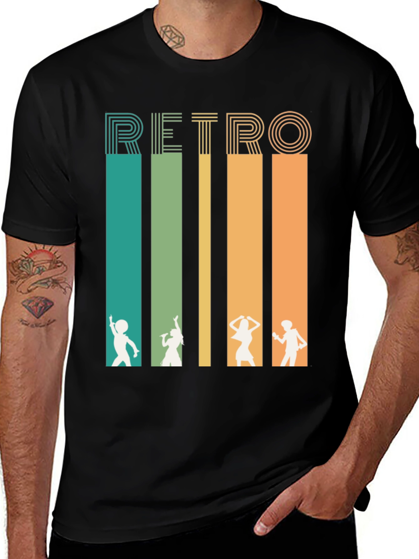 Variant 10 of Retro Dance Party Graphic Tee
