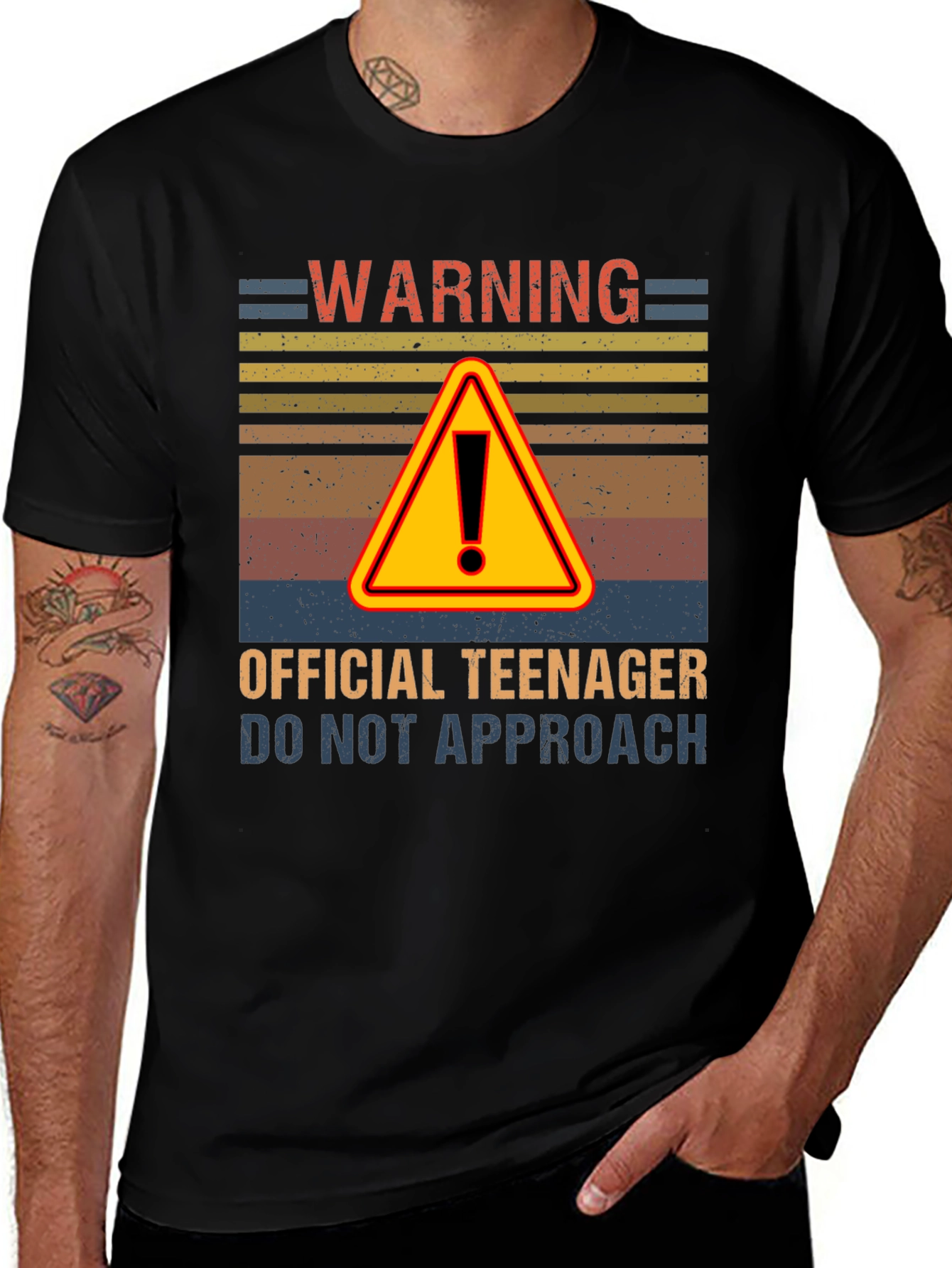 Variant 23 of Warning Official Teenager T-Shirt - Do Not Approach