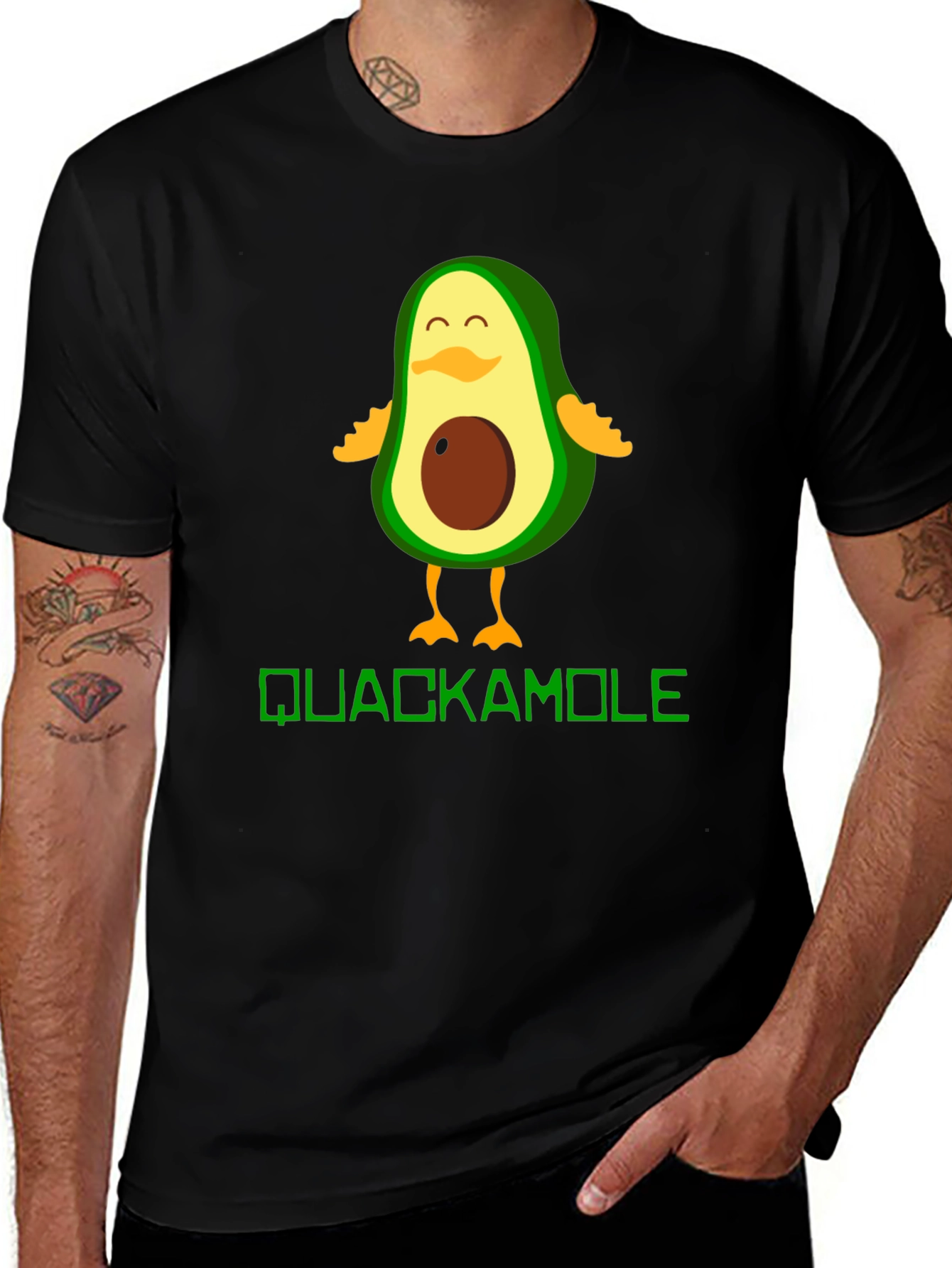 Variant 16 of Quackamole Avocado Duck Graphic Tee
