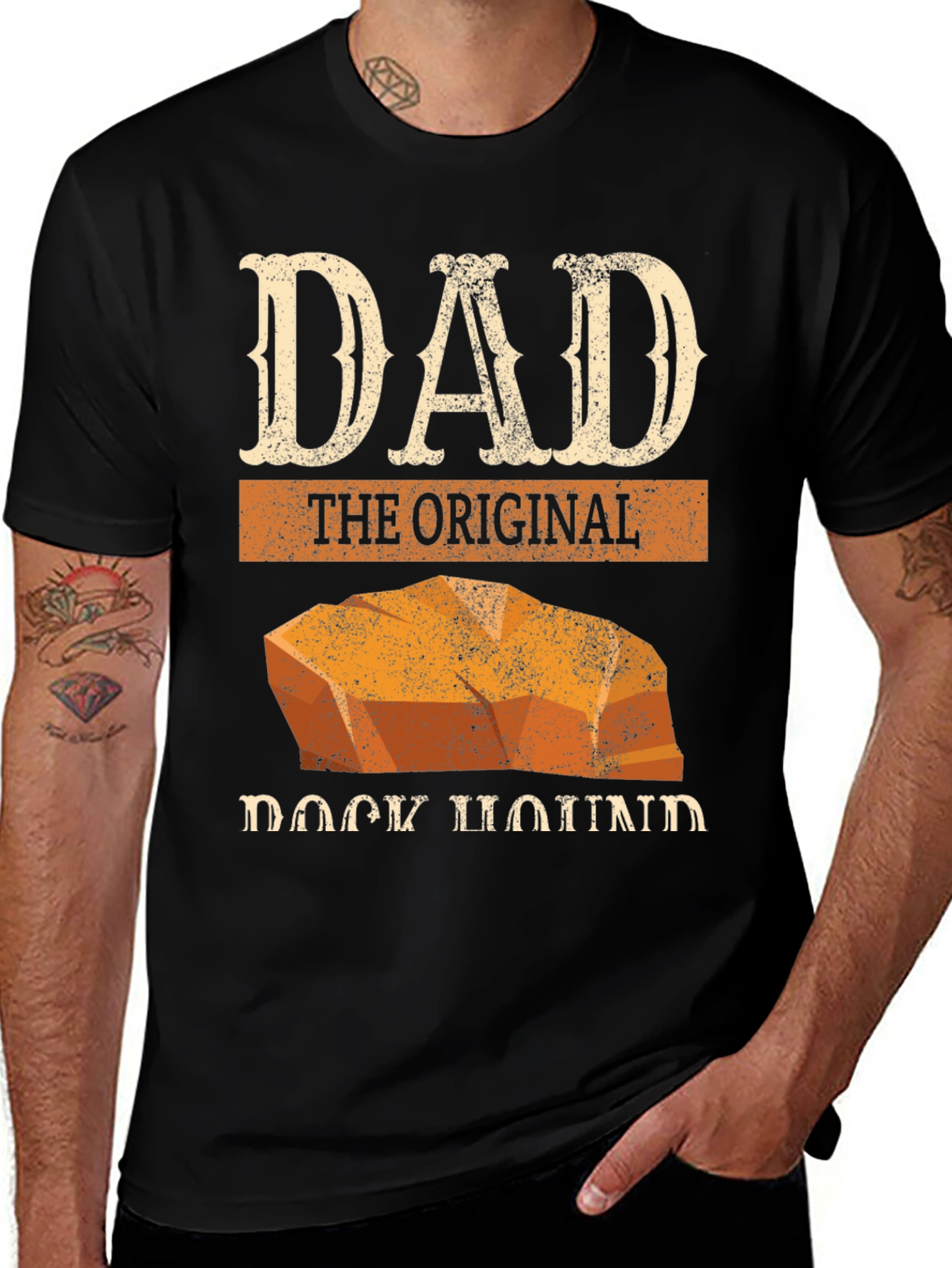 Variant 11 of Dad The Original Rock Hound T-Shirt