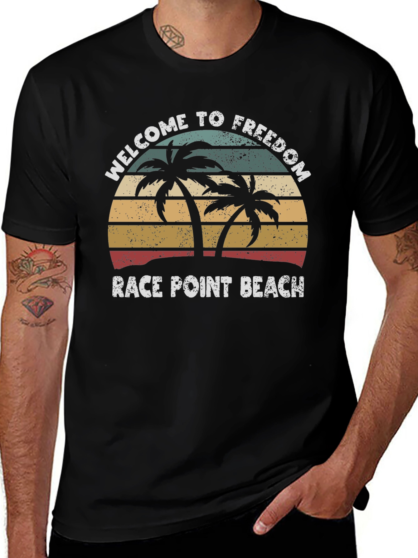Variant 30 of Welcome to Freedom T-Shirt | Race Point Beach