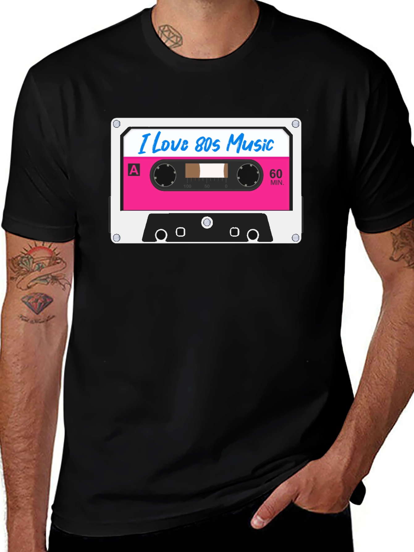 Variant 29 of I Love 80s Music Retro Cassette T-Shirt