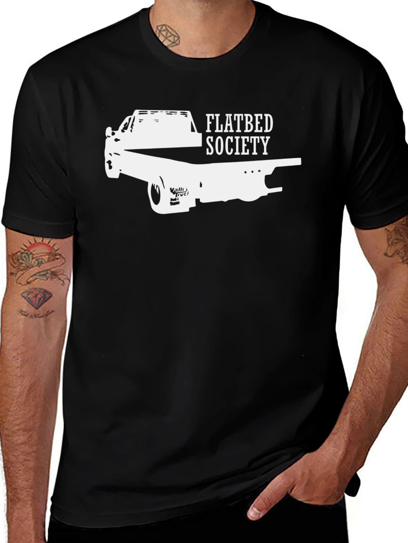 Variant 28 of Flatbed Society T-Shirt - Black