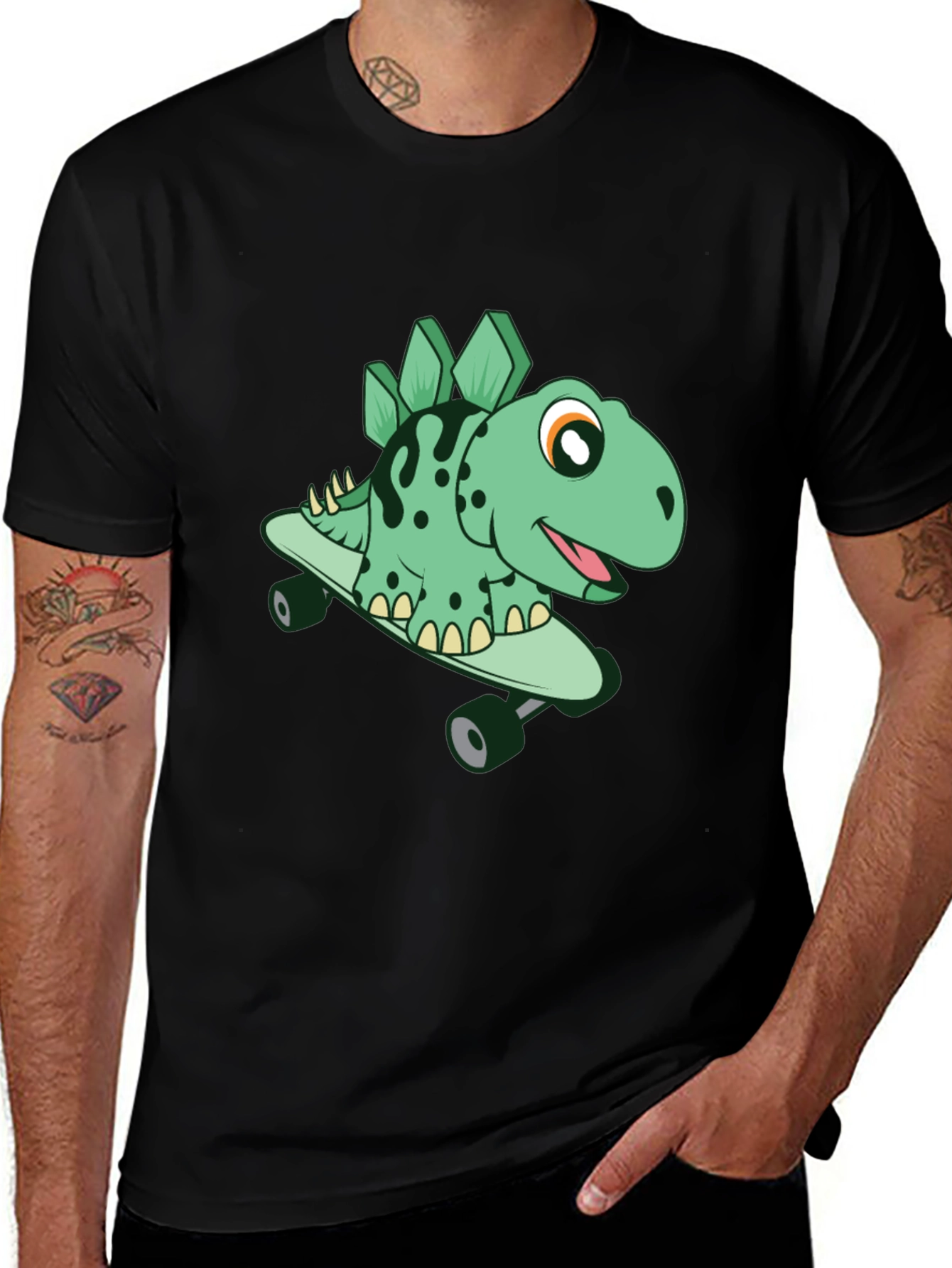 Variant 8 of Skateboarding Dino T-Shirt