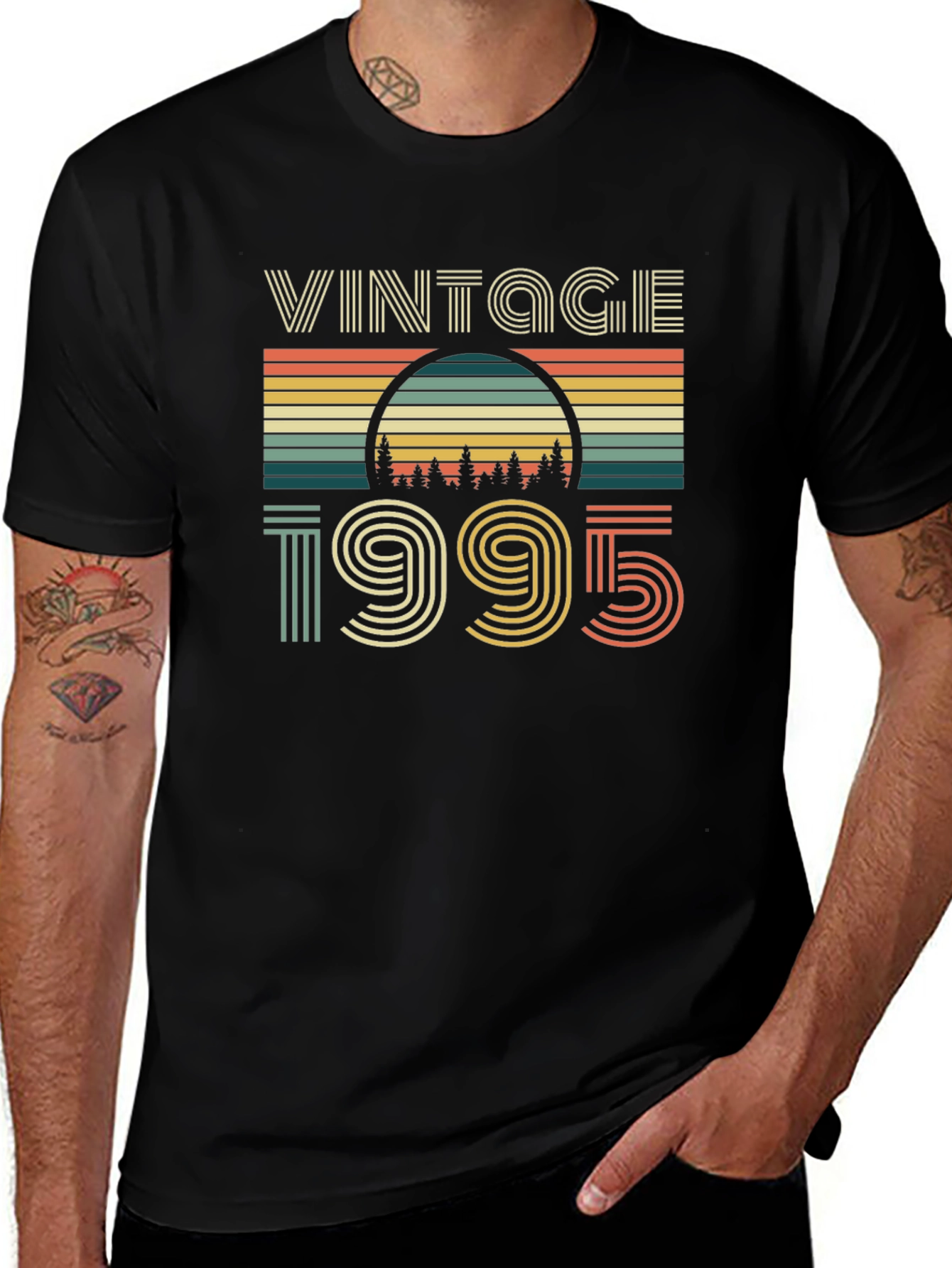 Variant 11 of Vintage 1995 Graphic Tee - Retro Birthday Shirt