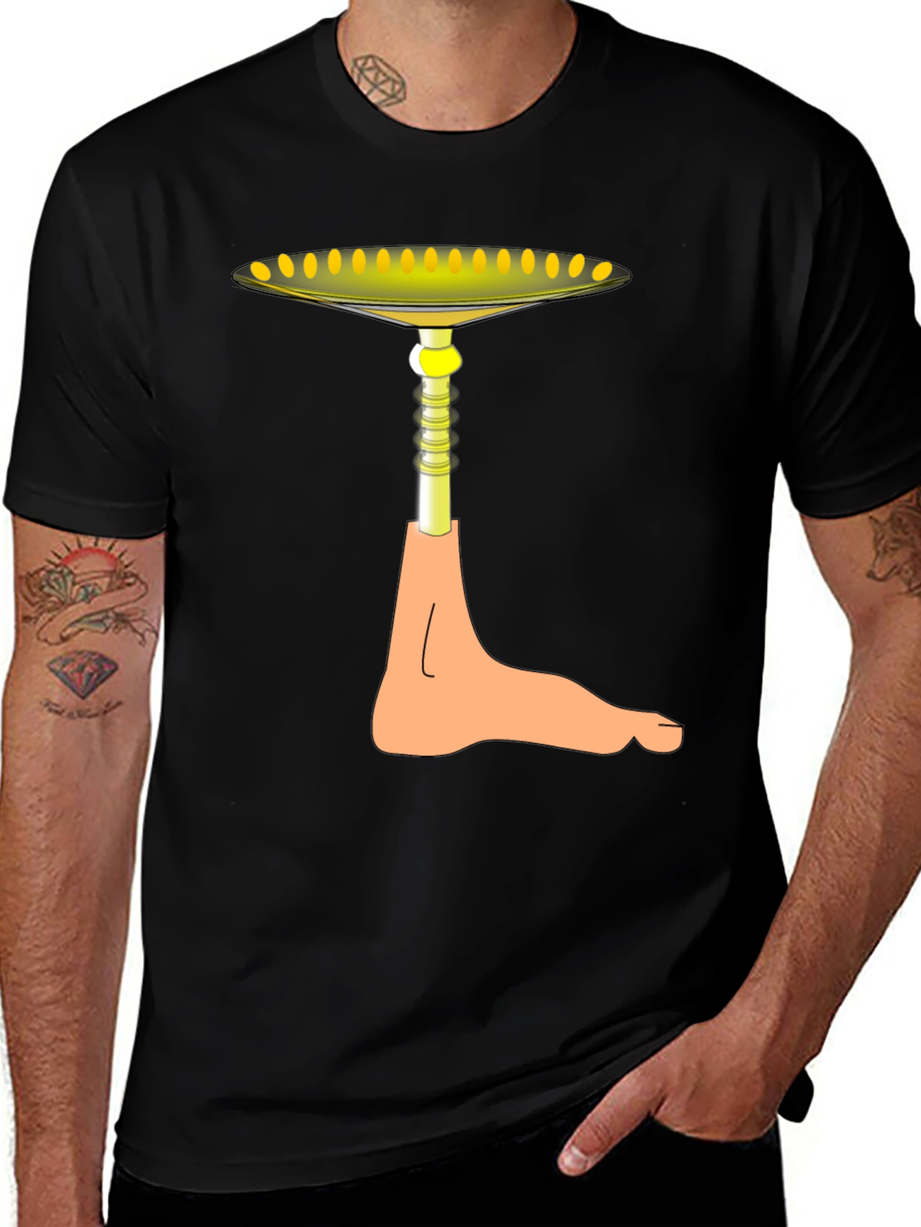 Variant 19 of Novelty Foot UFO Graphic Tee