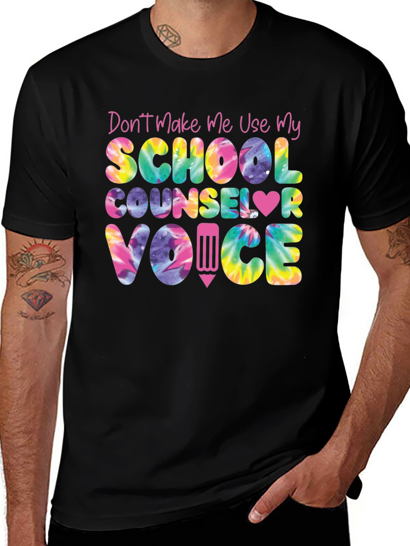 Variant 30 of School Counselor Tie Dye T-Shirt