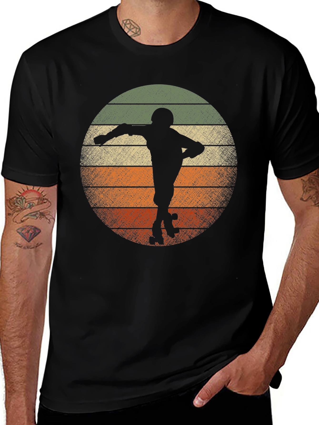 Variant 27 of Retro Roller Derby Silhouette T-Shirt