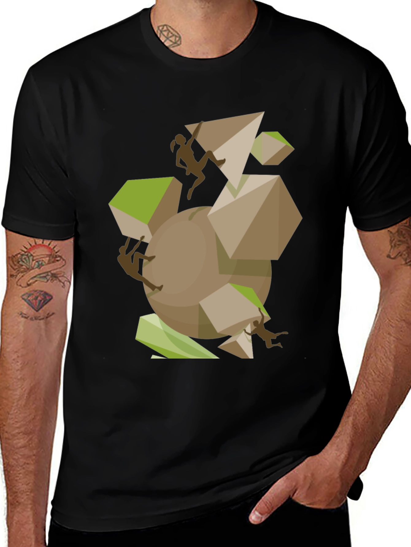Variant 25 of Climbing Graphic Tee - Urban Adventure