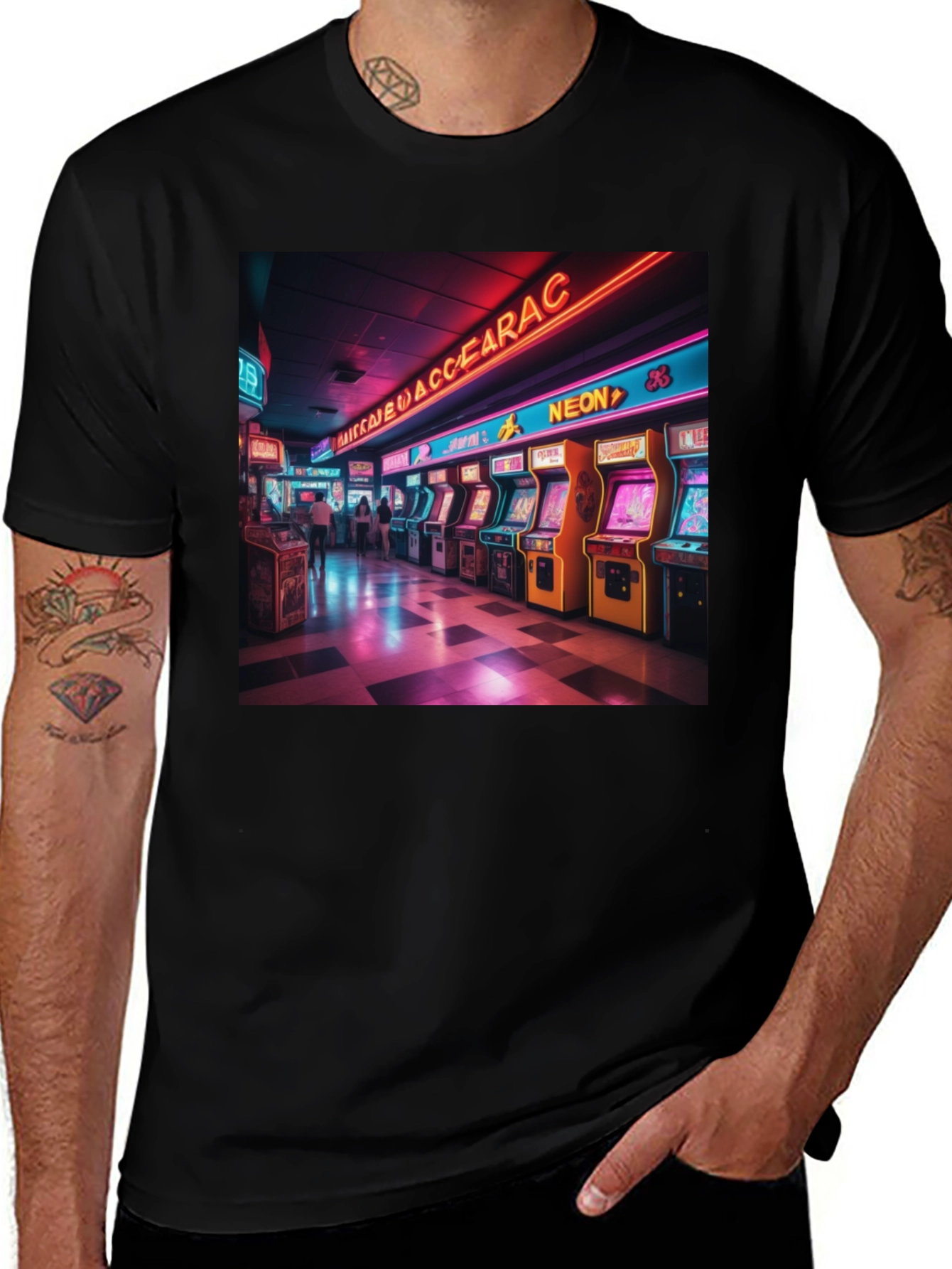 Variant 21 of Retro Arcade Game T-Shirt