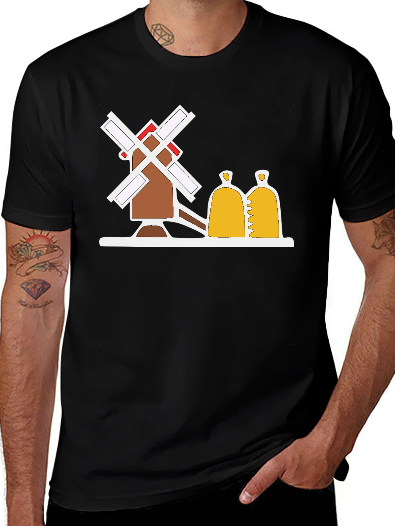 Variant 6 of Dutch Windmill T-Shirt