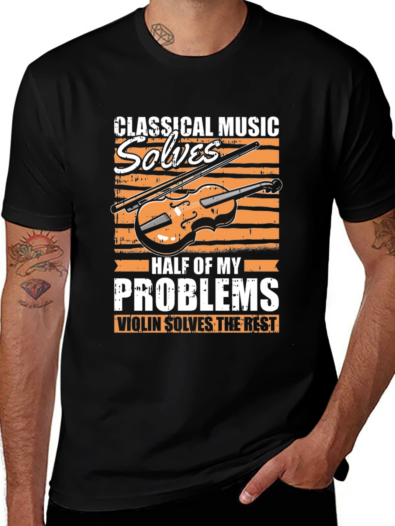 Variant 24 of Classical Music & Violin Lover T-Shirt