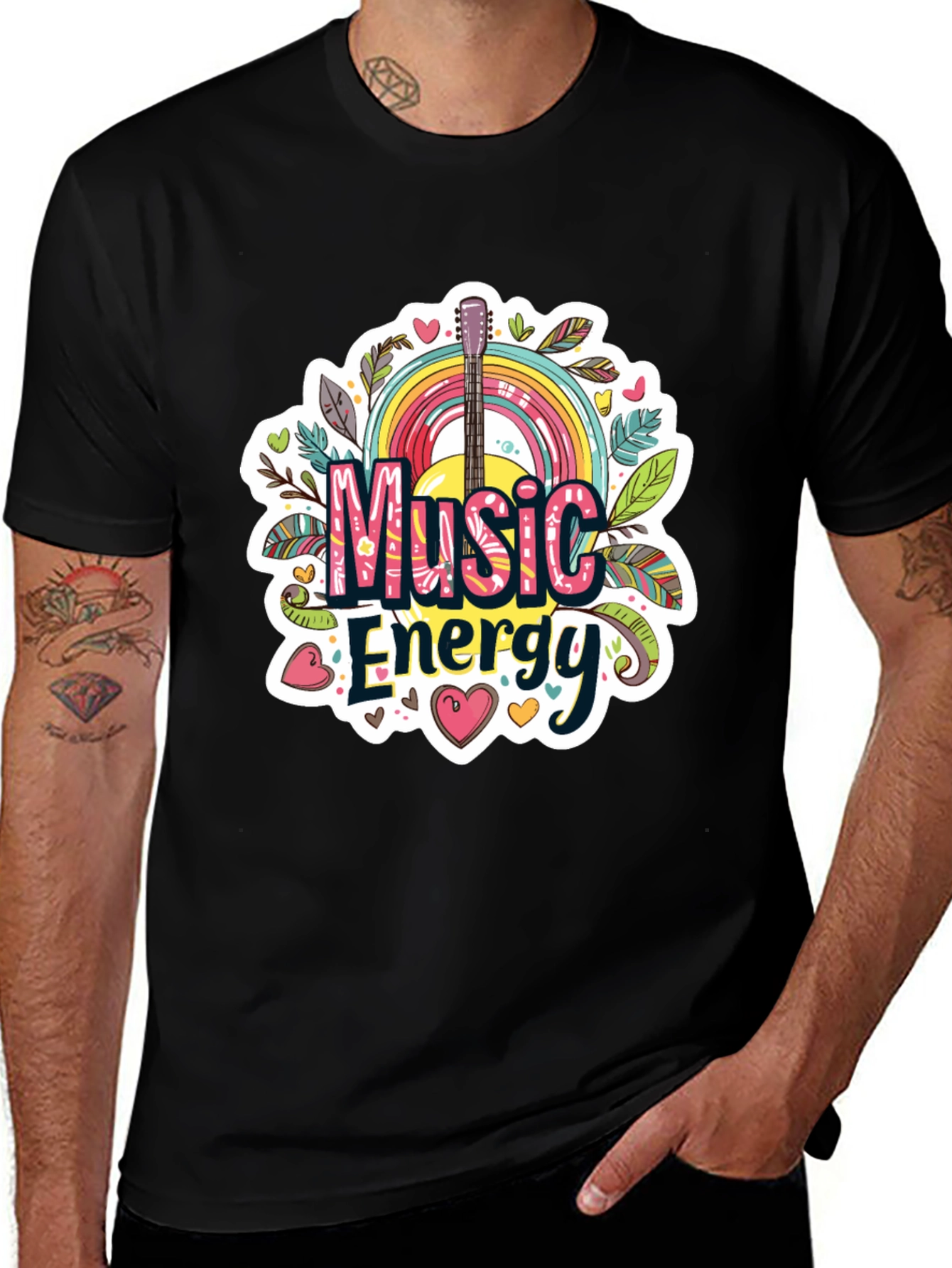 Variant 19 of Music Energy Graphic T-Shirt