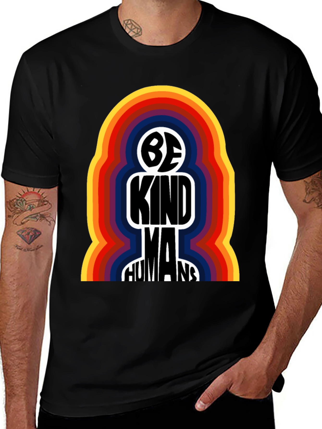 Be Kind To Humans Graphic T-Shirt