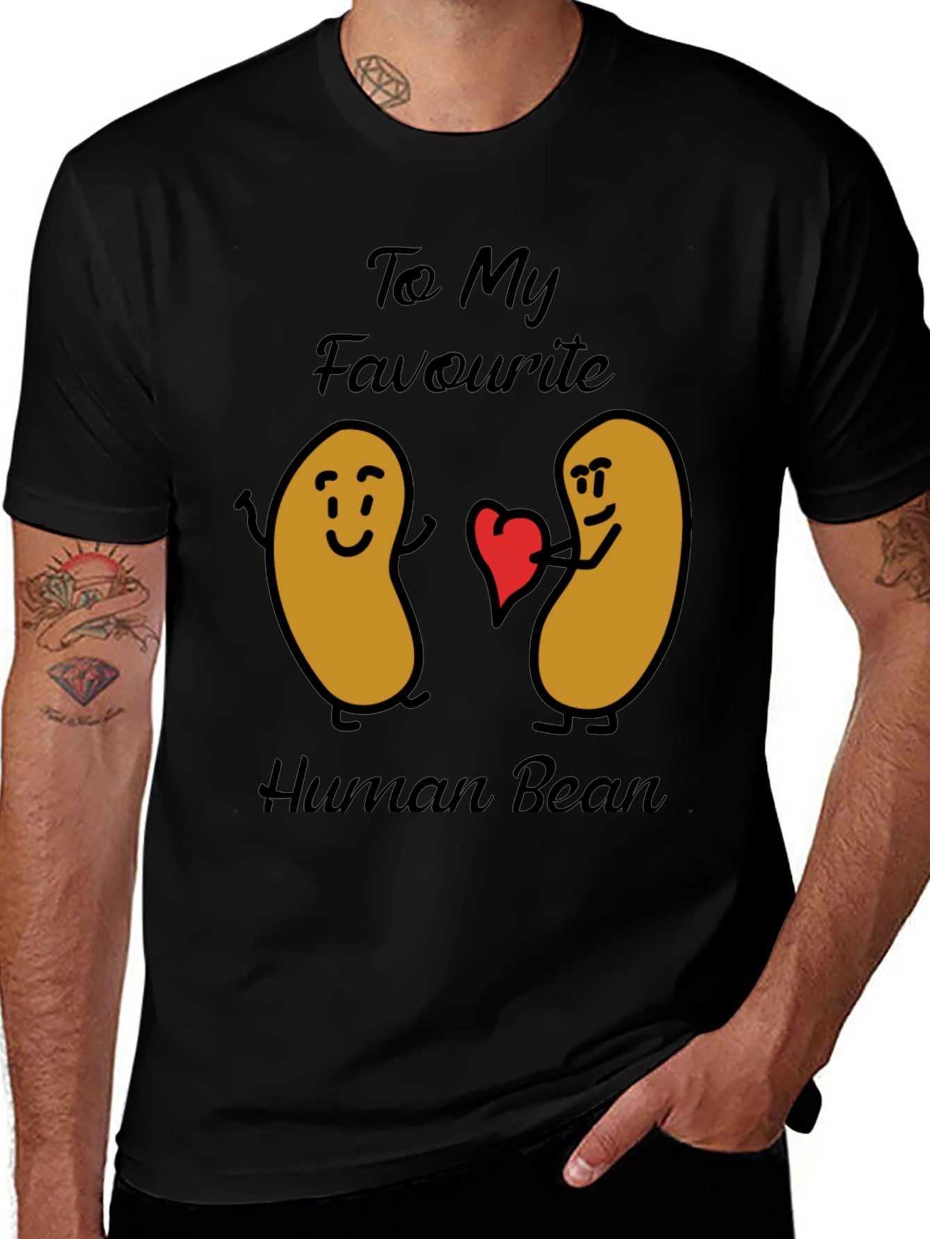Variant 18 of Funny To My Favorite Human Bean Graphic Tee