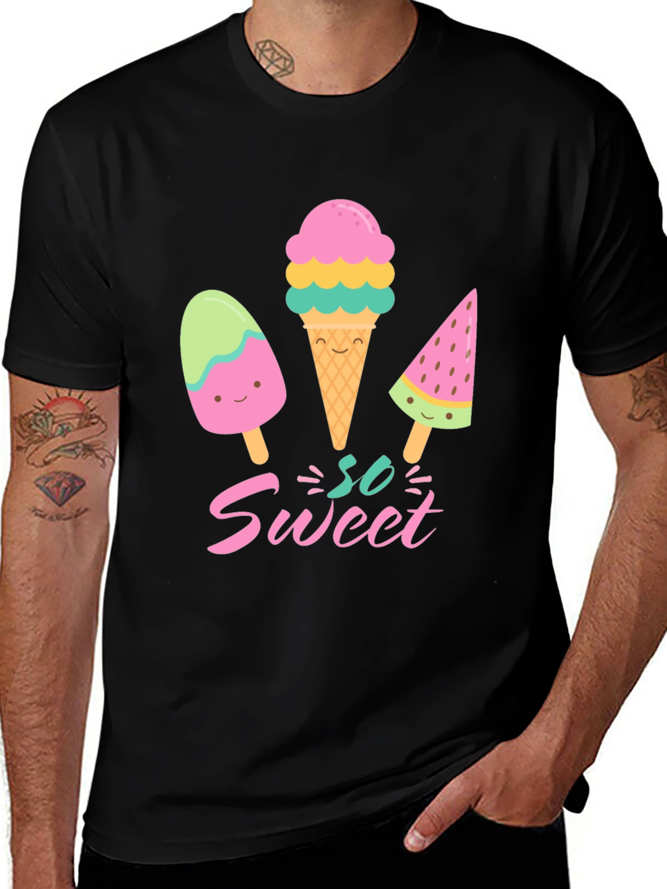 Variant 30 of So Sweet Ice Cream Graphic T-Shirt