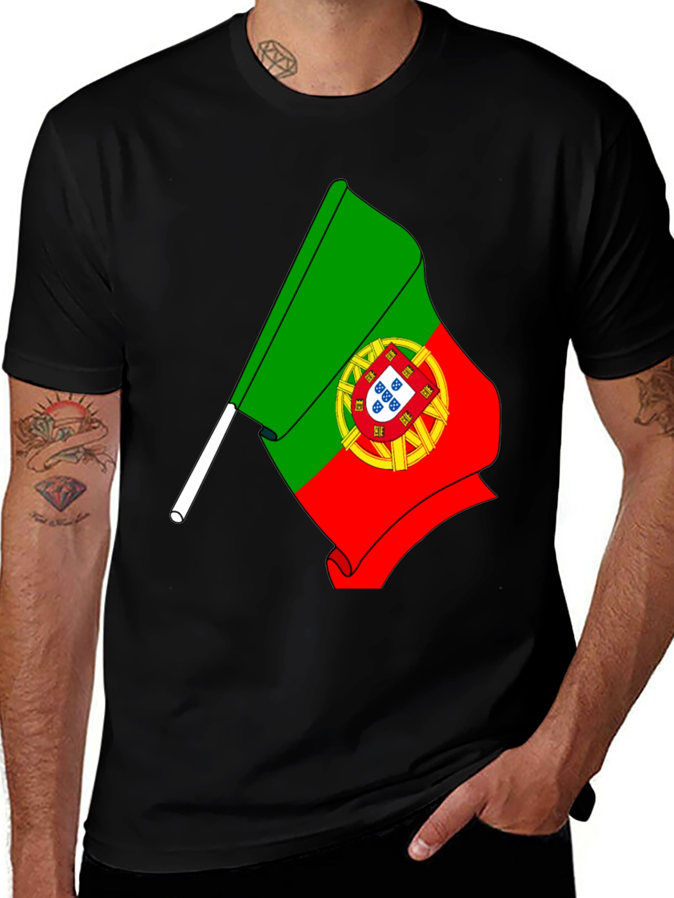 Portugal Flag T-Shirt - Show Your Pride!