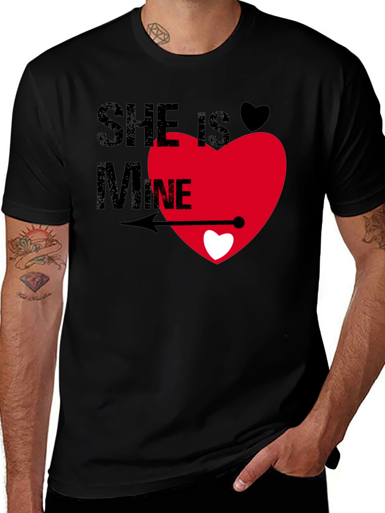 She is Mine T-Shirt - Valentine's Day Gift