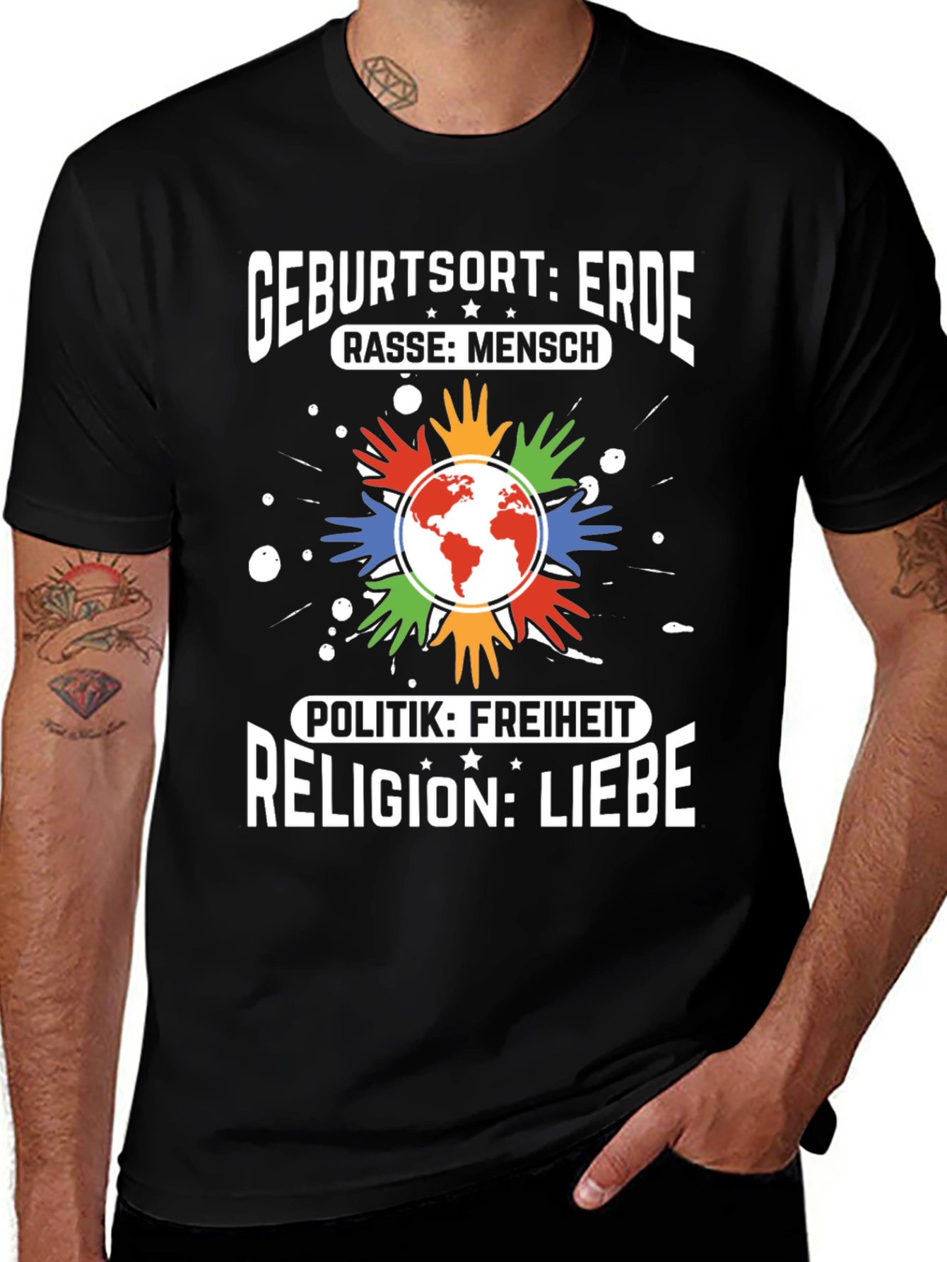 Geburtsort Erde T-Shirt