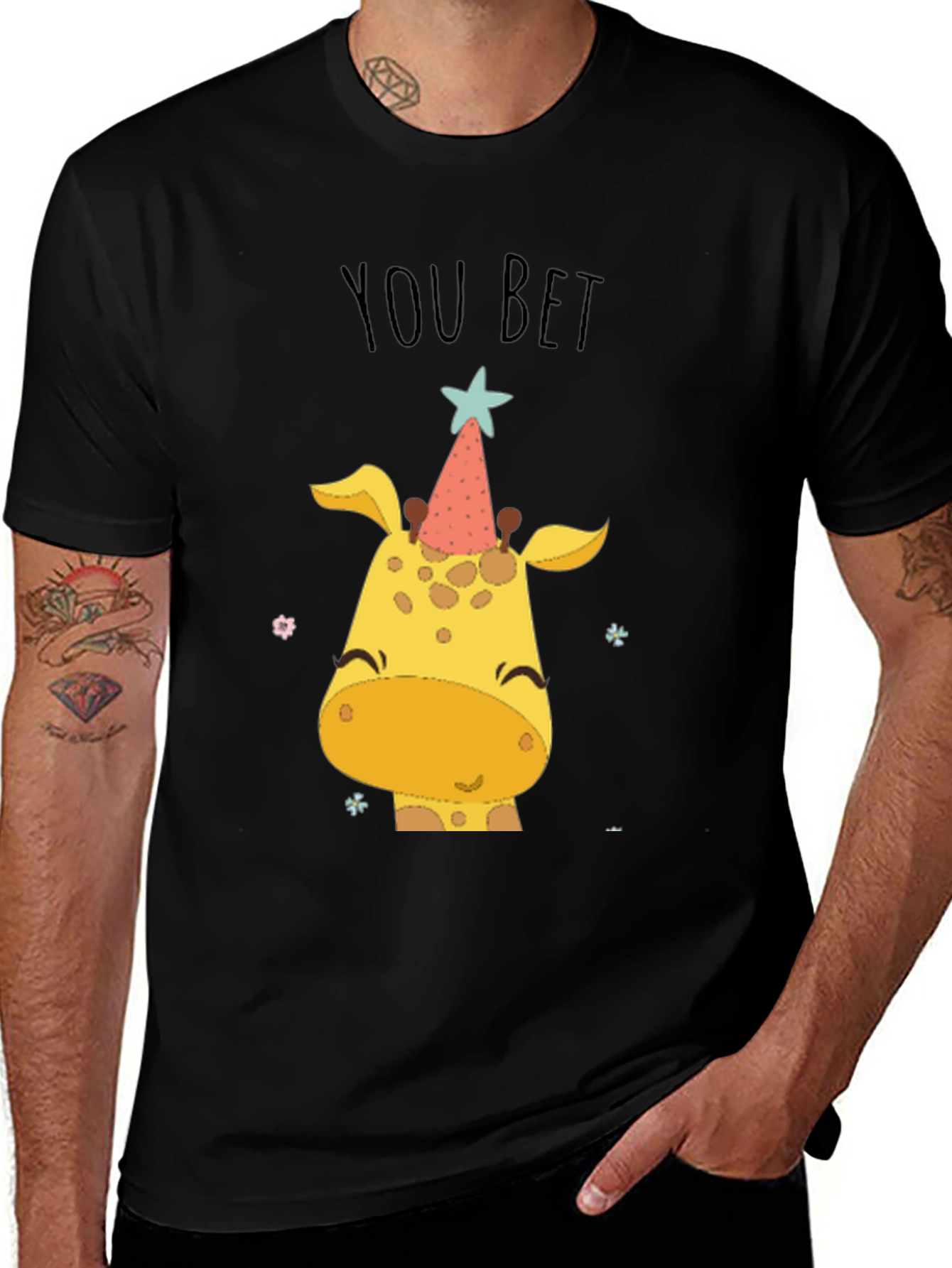 You Bet Giraffe T-Shirt Cute Animal Tee