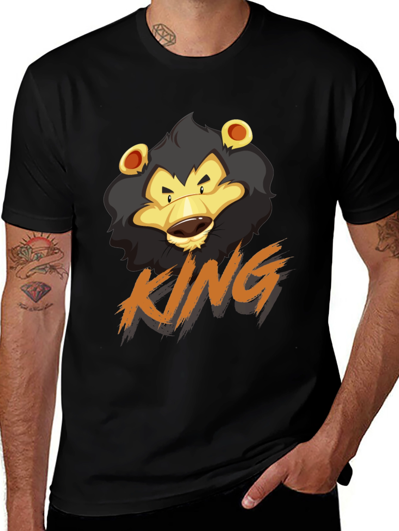 Variant 19 of Lion King Graphic Tee - Cool Casual Style