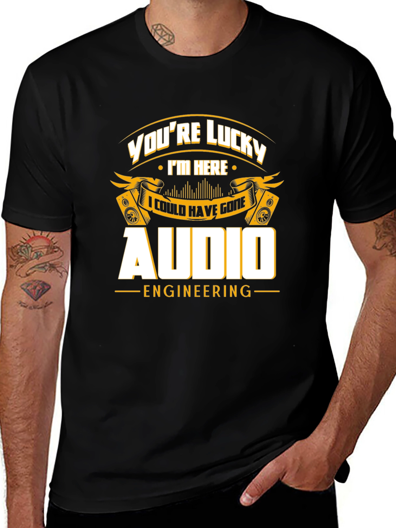 Variant 26 of Audio Engineering Graphic T-Shirt