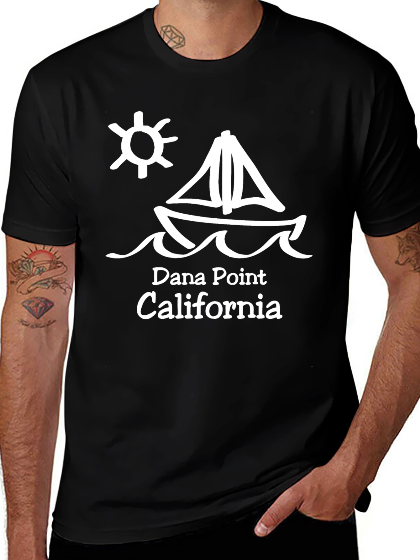Variant 14 of Dana Point California Sailboat T-Shirt