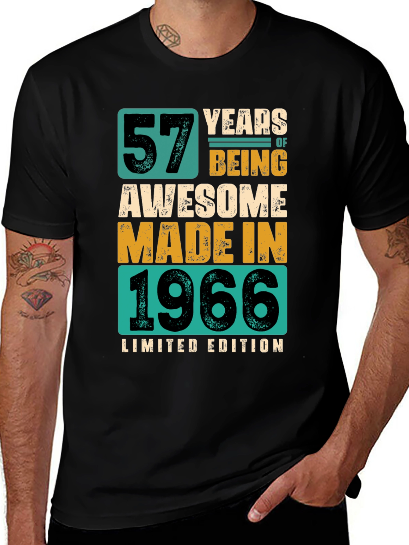 Variant 14 of 57 Years of Being Awesome 1966 Limited Edition T-Shirt