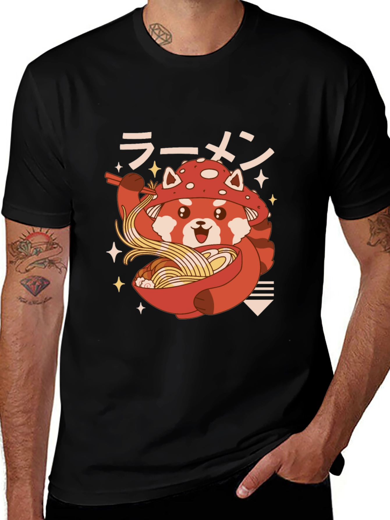 Variant 28 of Red Panda Ramen Graphic Tee