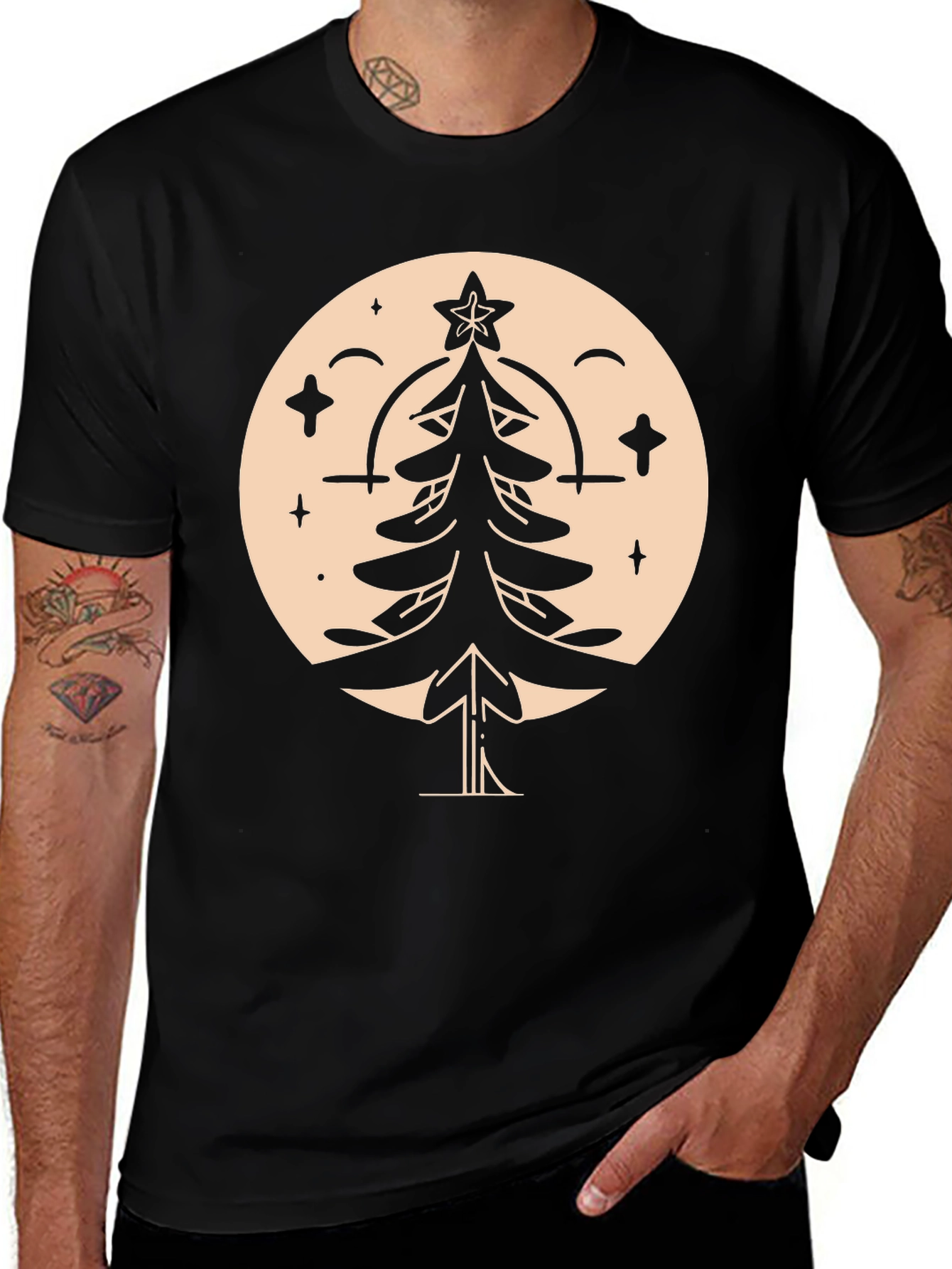Variant 28 of Christmas Tree Graphic Tee
