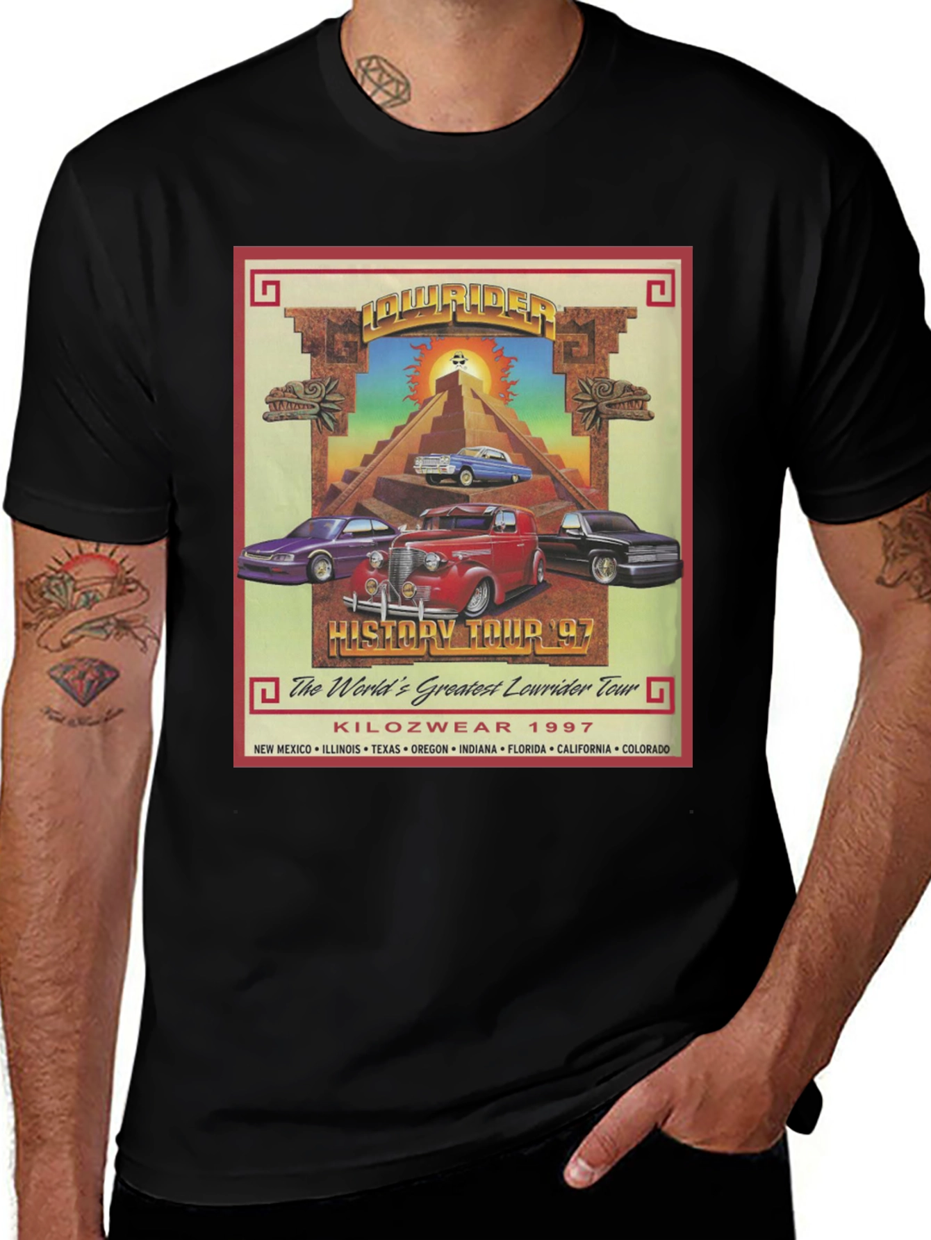 Variant 6 of Lowrider History Tour 97 T-Shirt